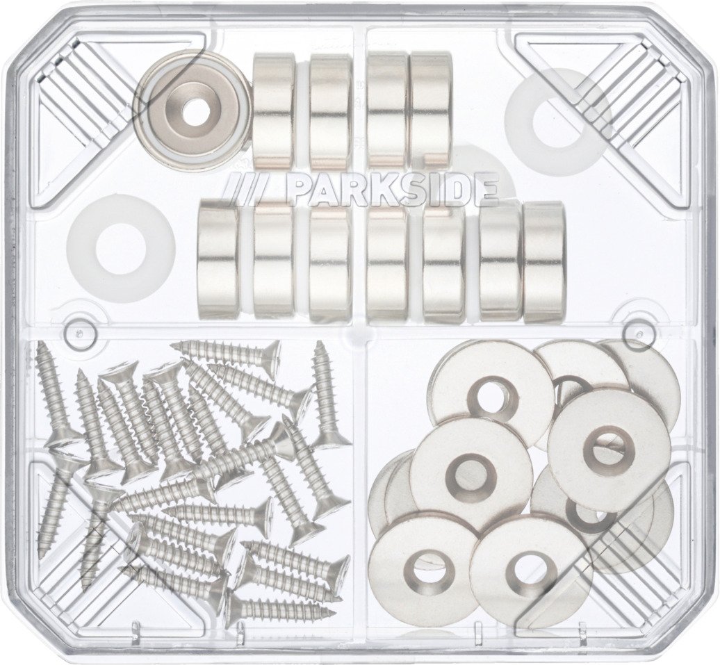 PARKSIDE® Neodym-Magnetsortiment (Senkkopf Topfmagnet)