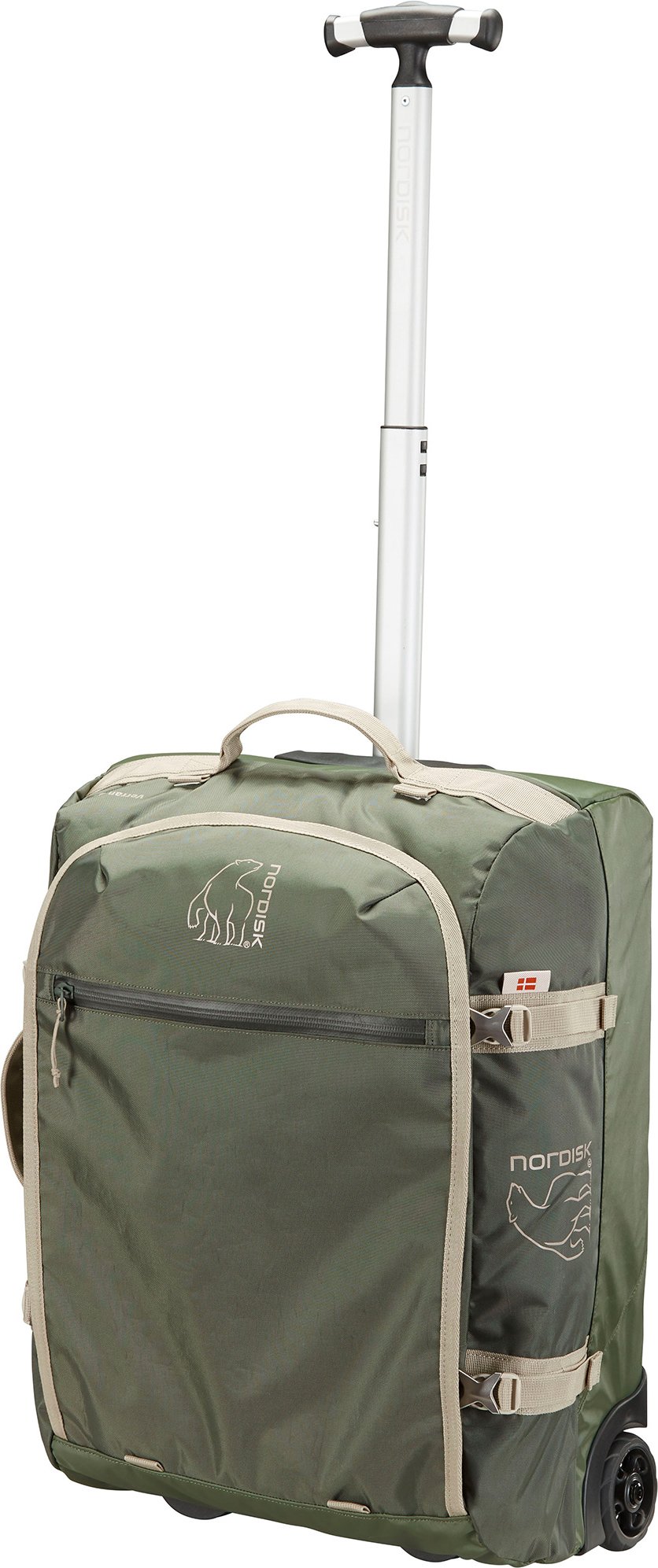 Nordisk Verran Wheeled Duffel Rucksack (Forest Green, 45 L)