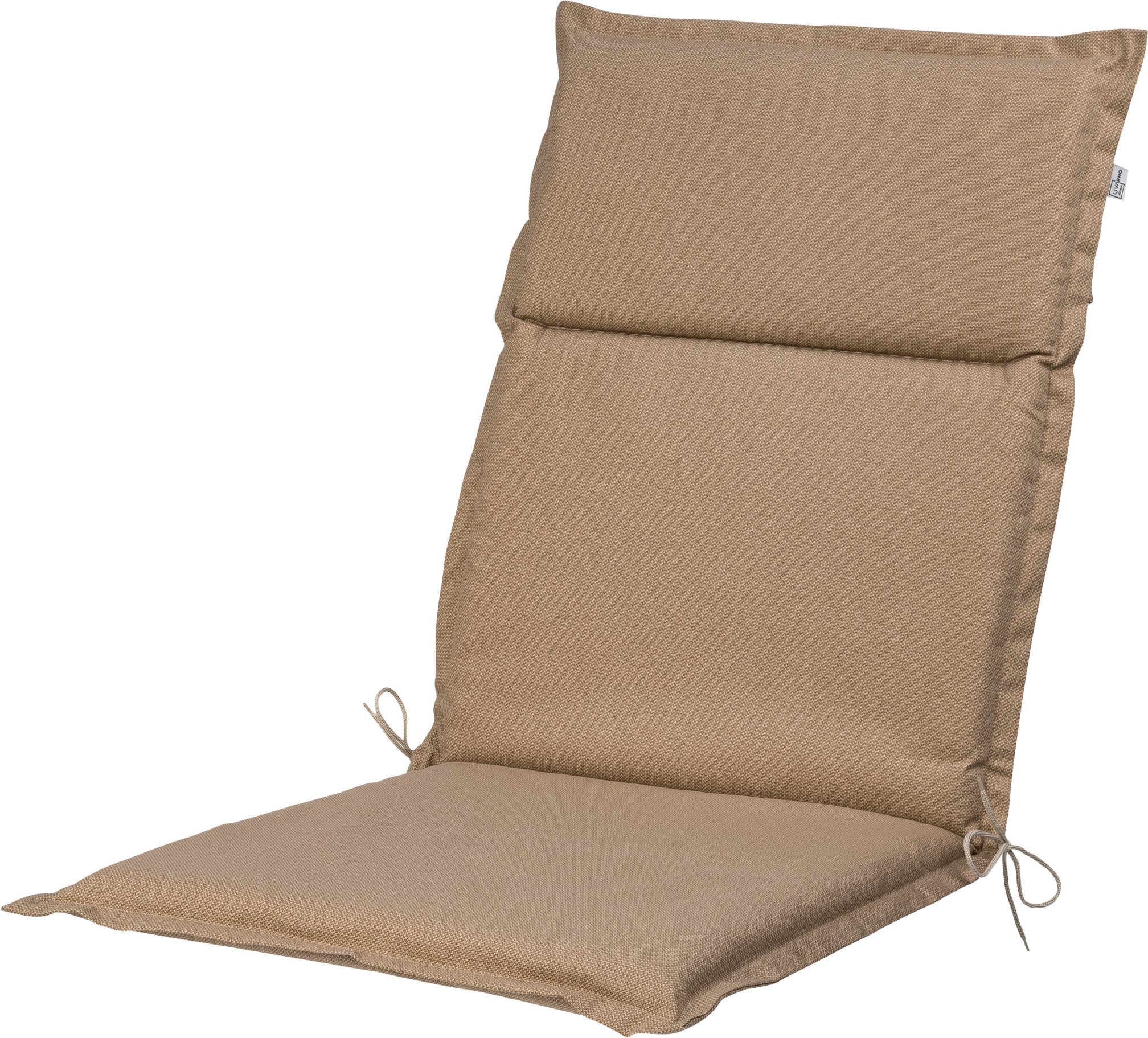 LIVARNO home Polsterauflage Houston Niedriglehner mit Stehsaum (Beige)