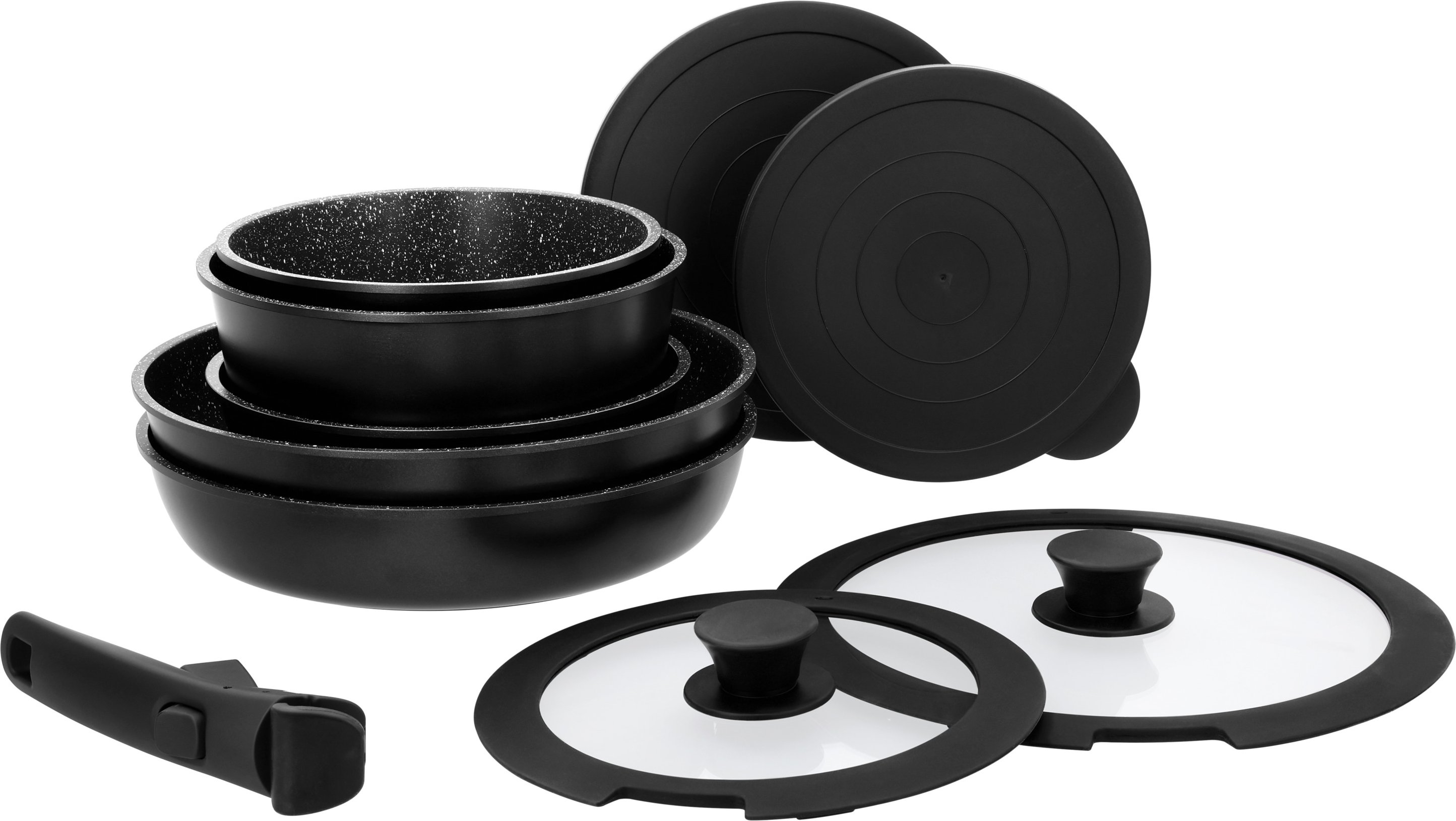 SILVERCREST® Aluguss-Topf- und -Pfannen-Set, 10-teilig