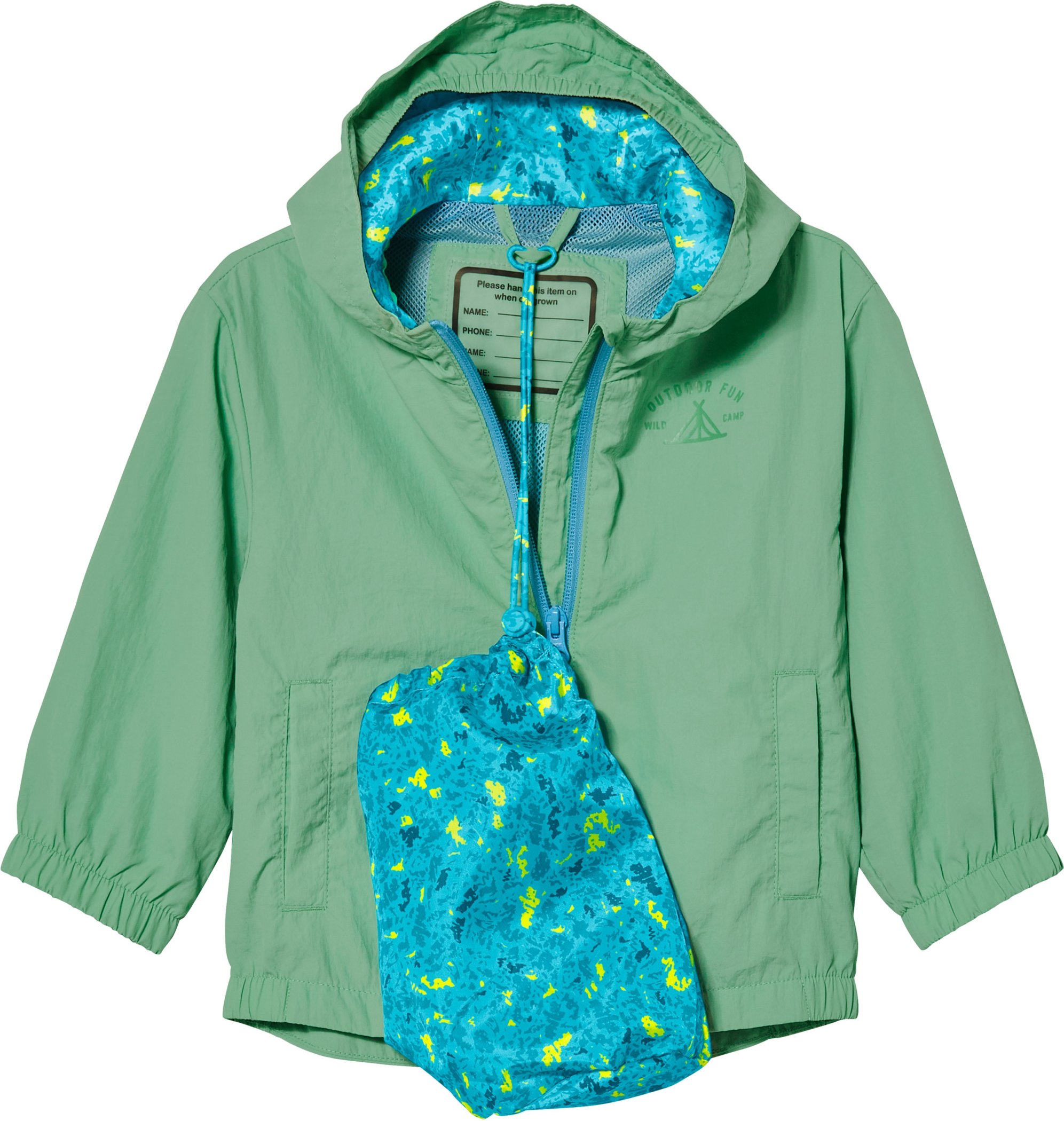 Thumbnail - lupilu® Kleinkinder Jungen Funktionsjacke Outdoor (Grün, 110/116)