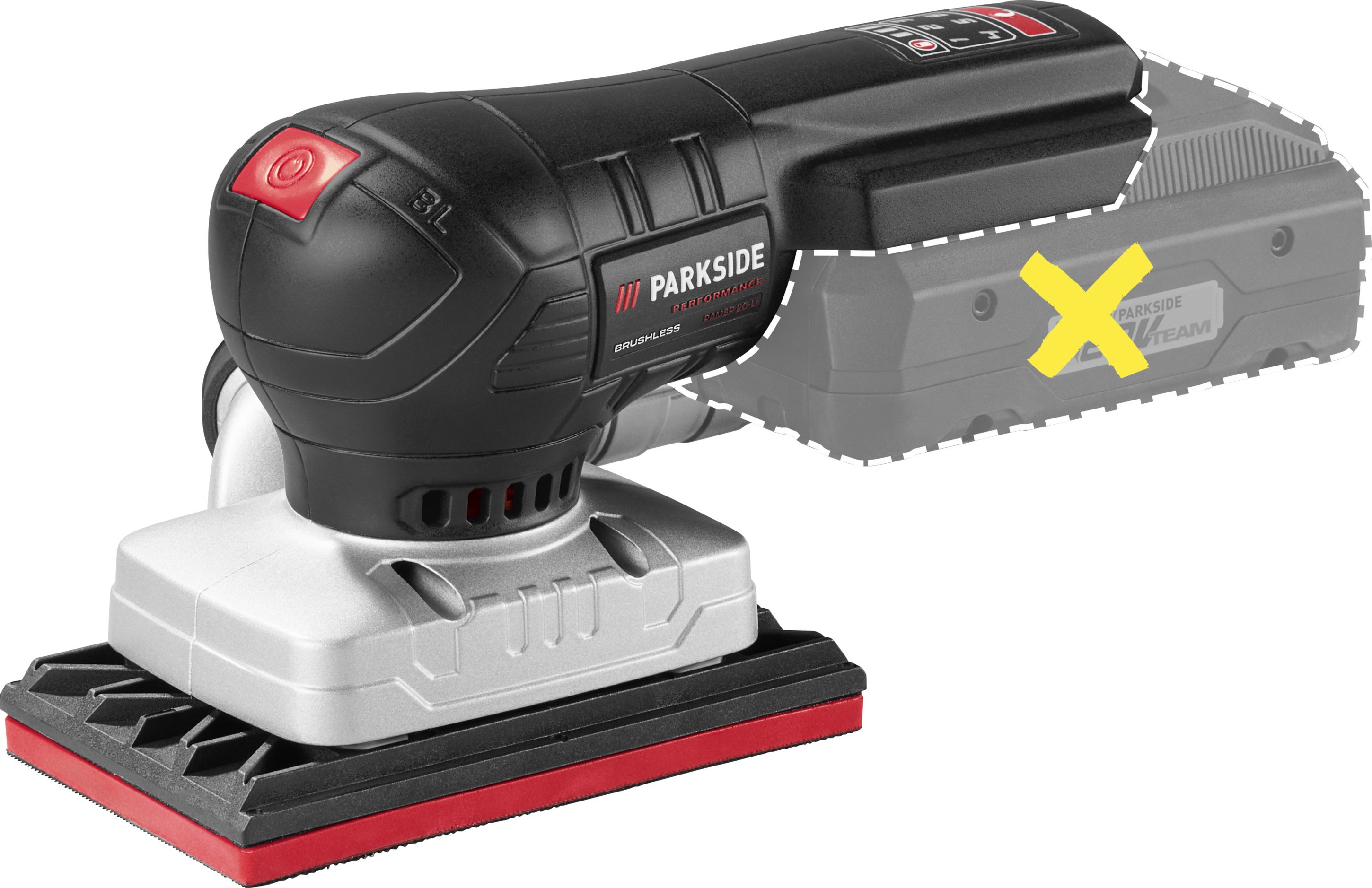 PARKSIDE PERFORMANCE® 20 V Akku-Schwingschleifer »PAMSP 20-Li A2« / 20 V Akku-Exzenterschleifer »PAESP 20-Li A2« , ohne ...