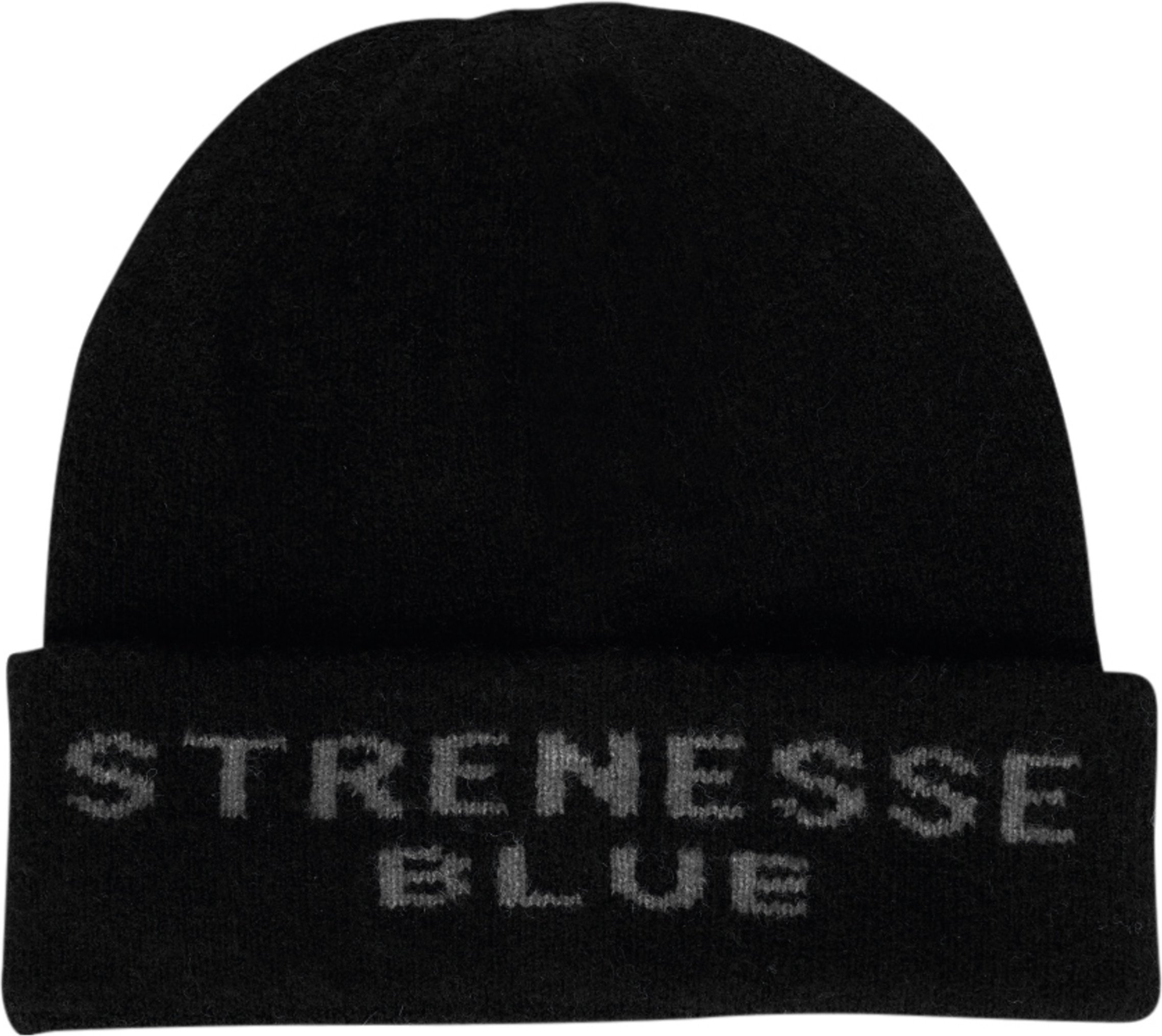 Strenesse Blue Damen/Herren Strickmütze (Schwarz/Grau)