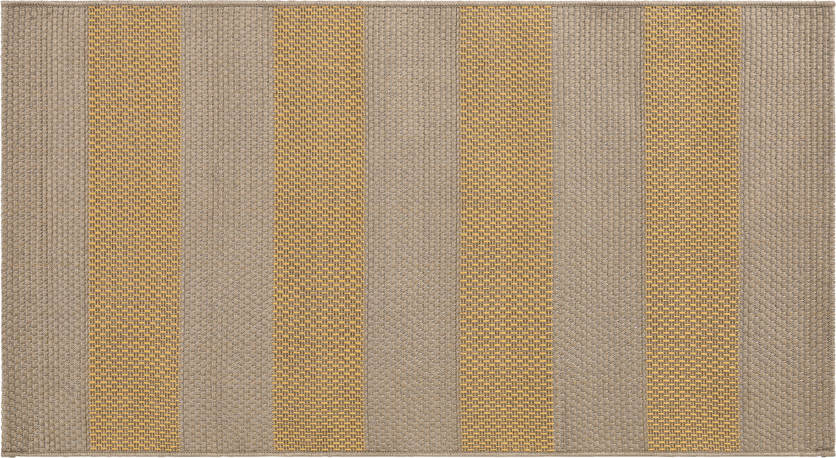 LIVARNO home Outdoorteppich 80 x 150 cm (beige/gelb)