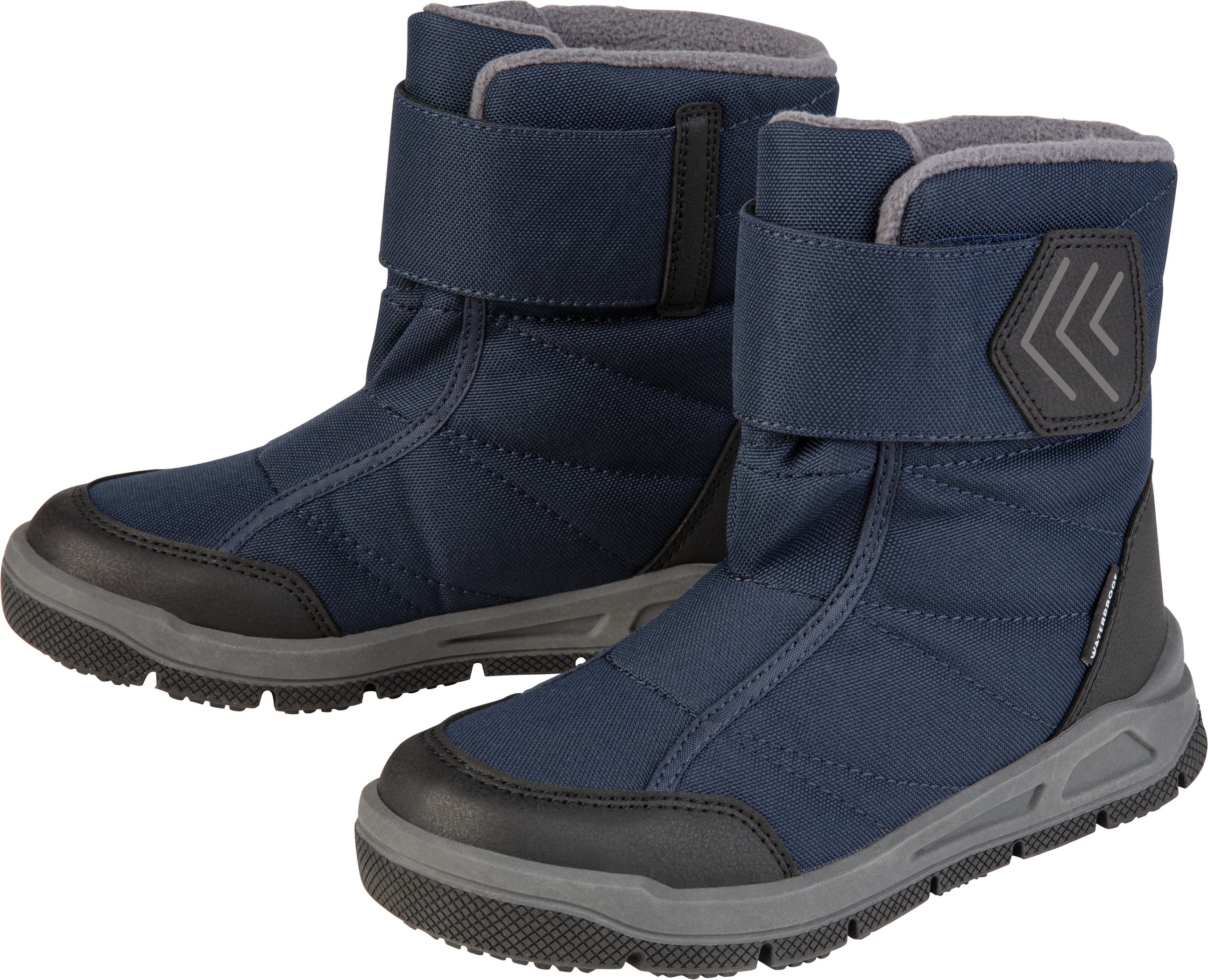 Thumbnail - pepperts!® Kinder Jungen Schneestiefel mit Warmfutter (marine, 33)
