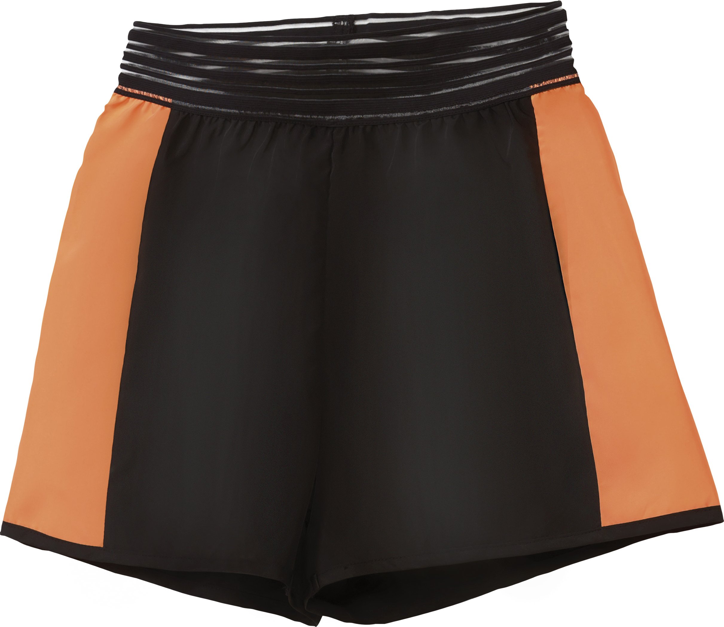 Thumbnail - CRIVIT Damen Funktionsshorts kühlend (XS(32/34), schwarz/orange)
