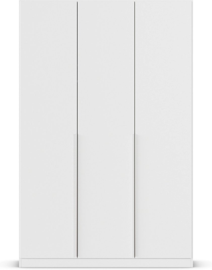 rauch ORANGE Drehtürenschrank Alabama (Classic-Zubehör, Weiß, Griffe Alufarben, 136 x 210 cm)