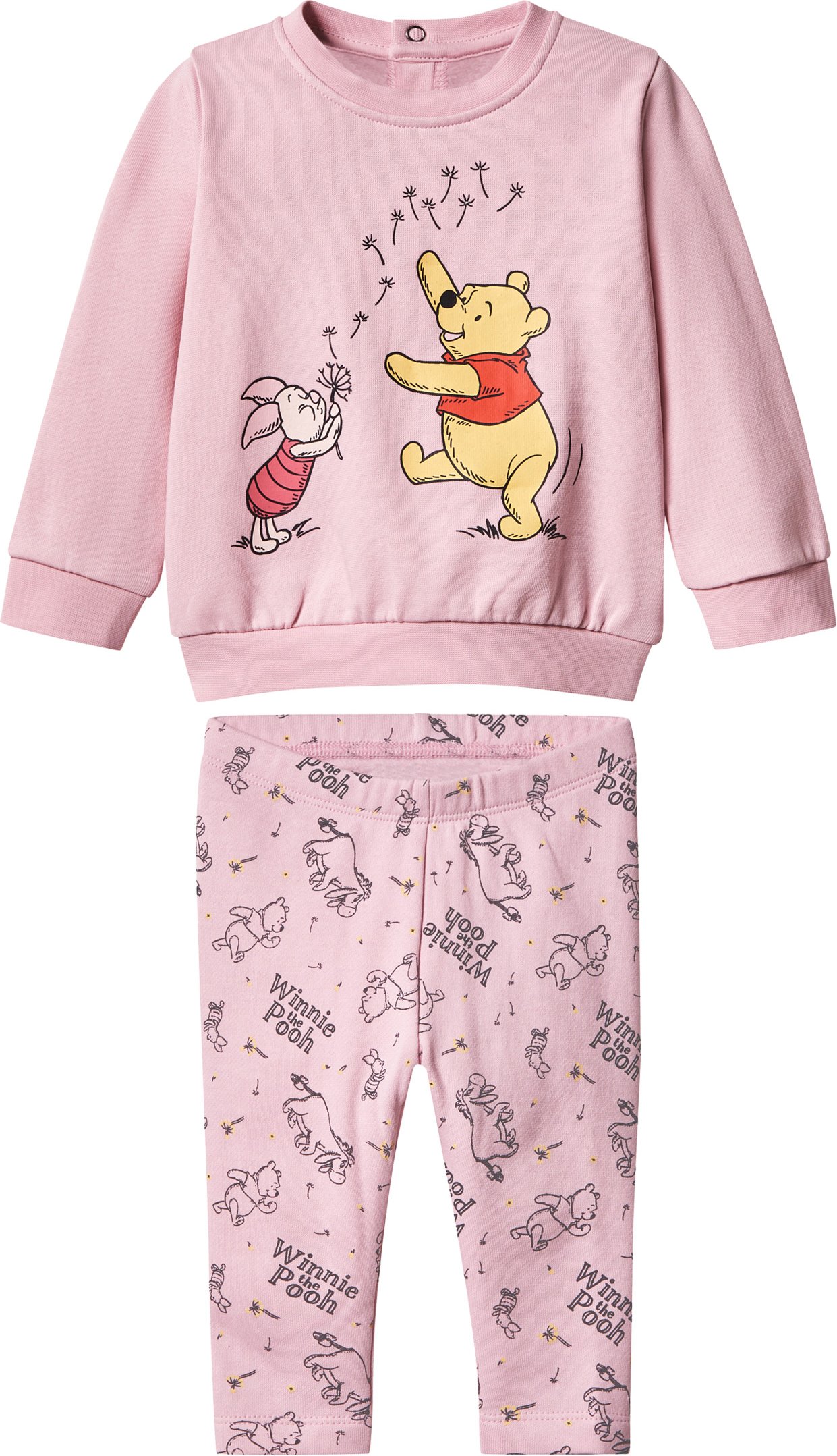 Baby Jogginganzug, 2-teilig (Winnie Pooh/rosa, 62/68)