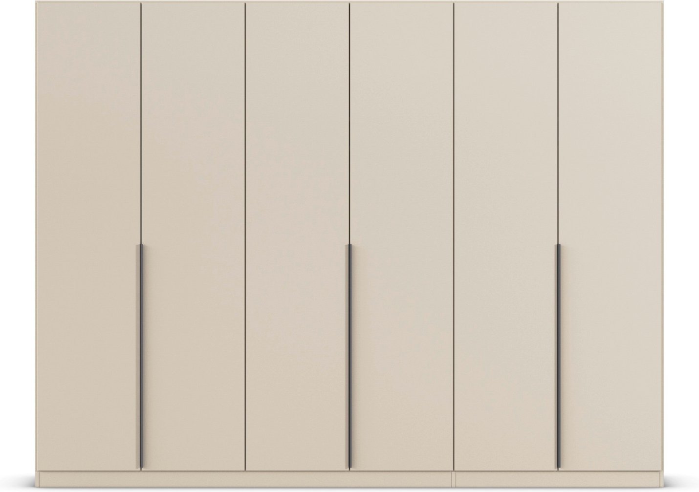 rauch ORANGE Drehtürenschrank Alabama (Classic-Zubehör, Beige-Champagner, Griffe Grau, 271 x 210 cm)