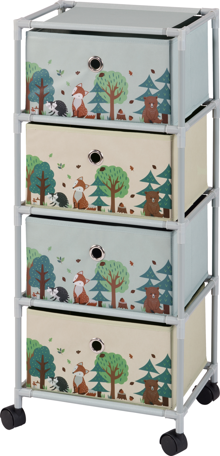 LIVARNO® Rollregal für Kinder (Fuchs)