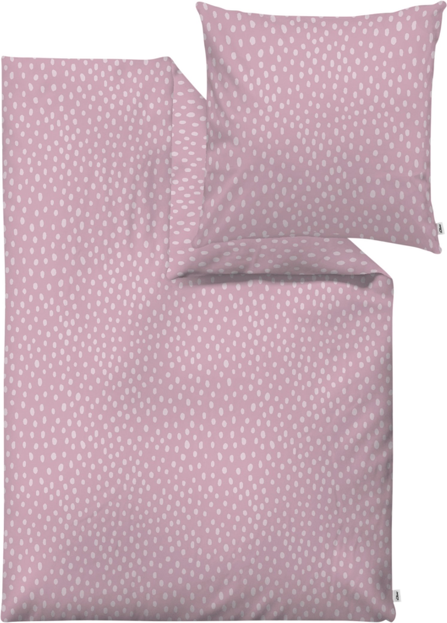 s.Oliver Bettwäsche Mako Satin 155 x 200 cm (Rosa)""