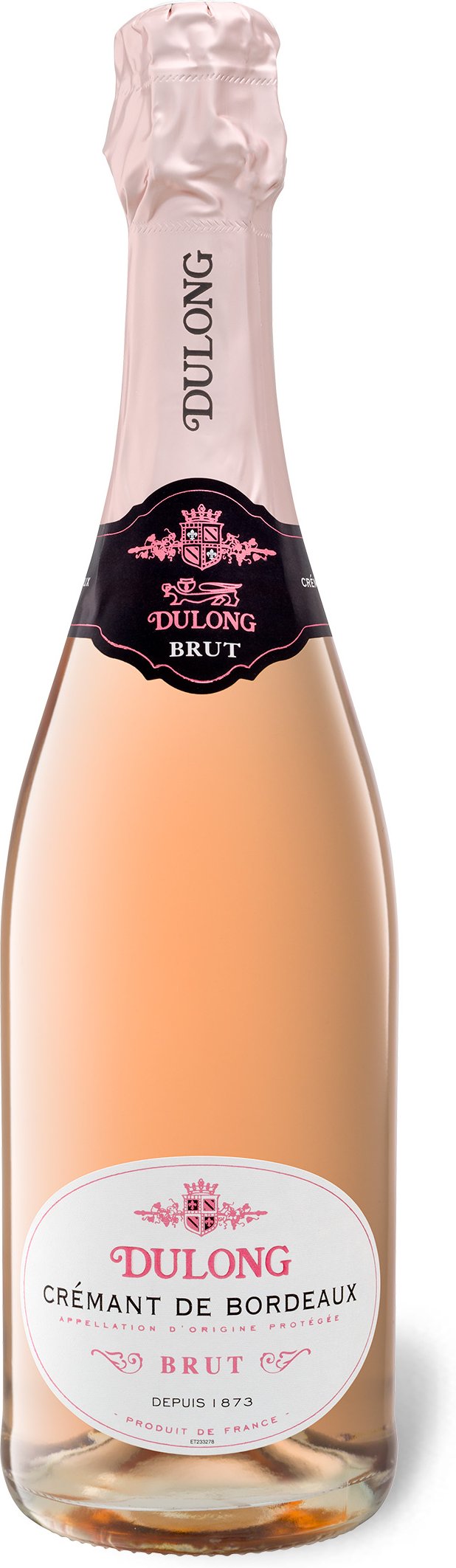 Dulong Crémant de Bordeaux Rosé AOP brut, Schaumwein
