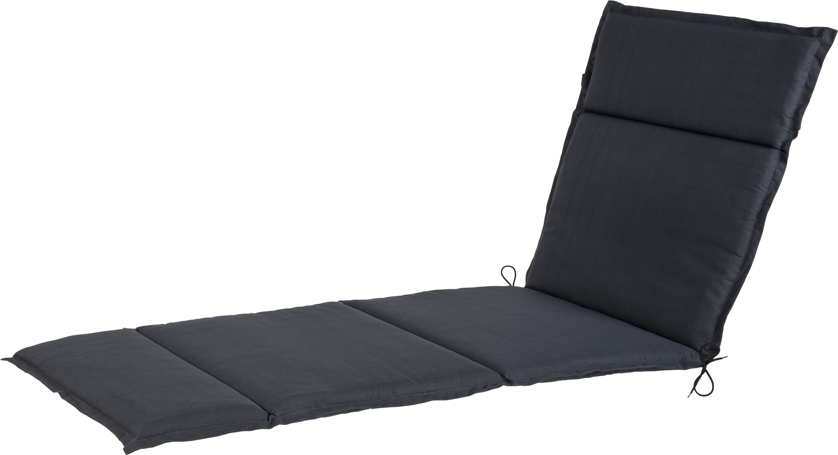 LIVARNO® Polsterauflage Houston Liege mit Stehsaum (Anthrazit)