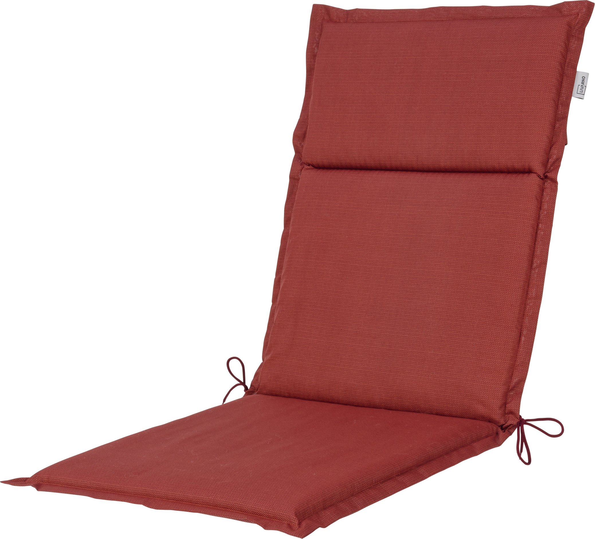 LIVARNO® Polsterauflage Houston Niedriglehner (Rot)