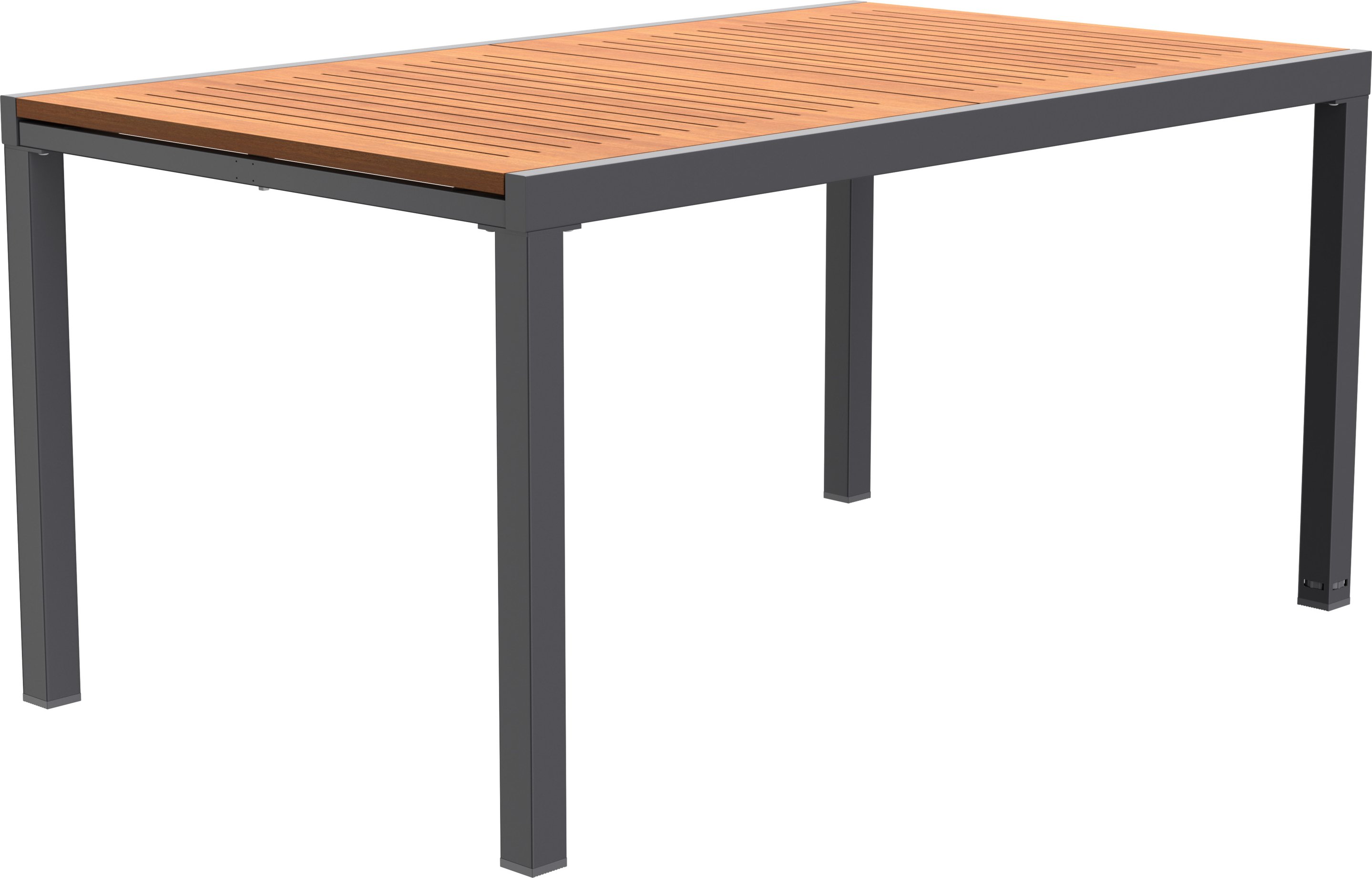 LIVARNO home Alu-Gartentisch »Valencia«, ausziehbar, braun