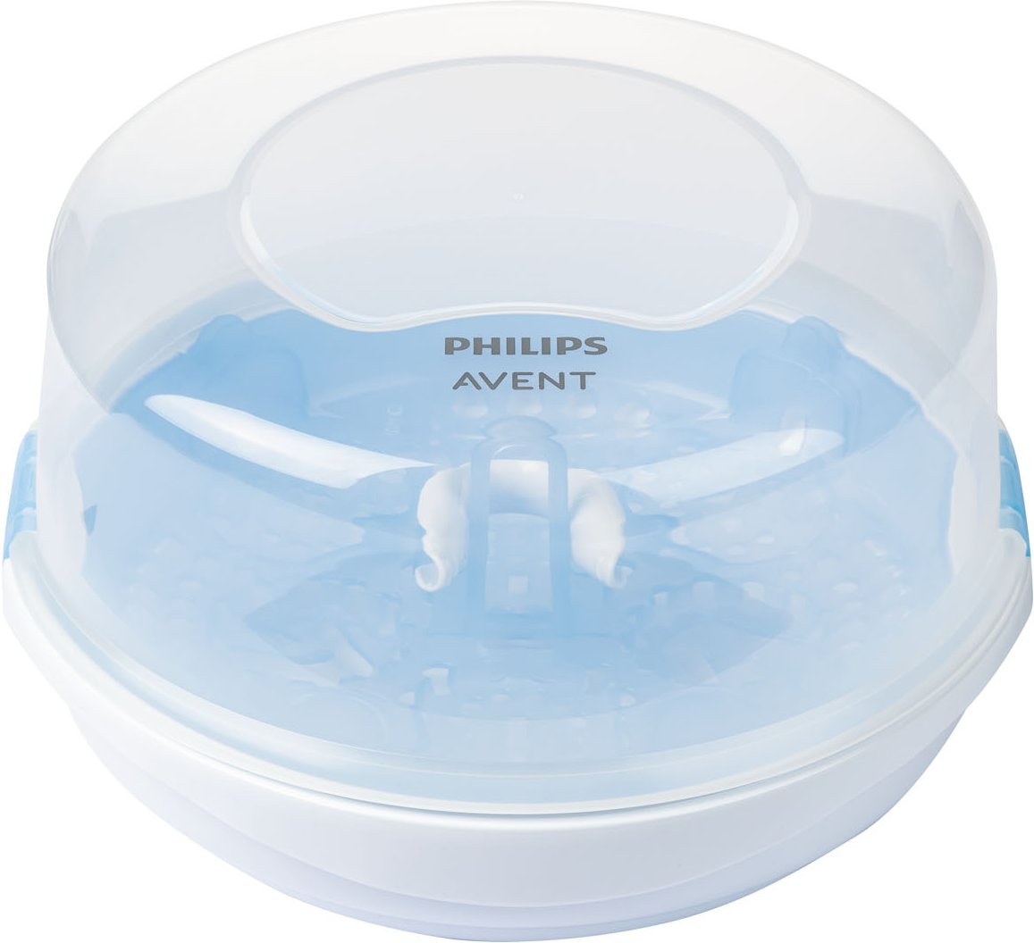 Philips AVENT Mikrowellensterilisator, tragbar, mit Sicherheitsclips