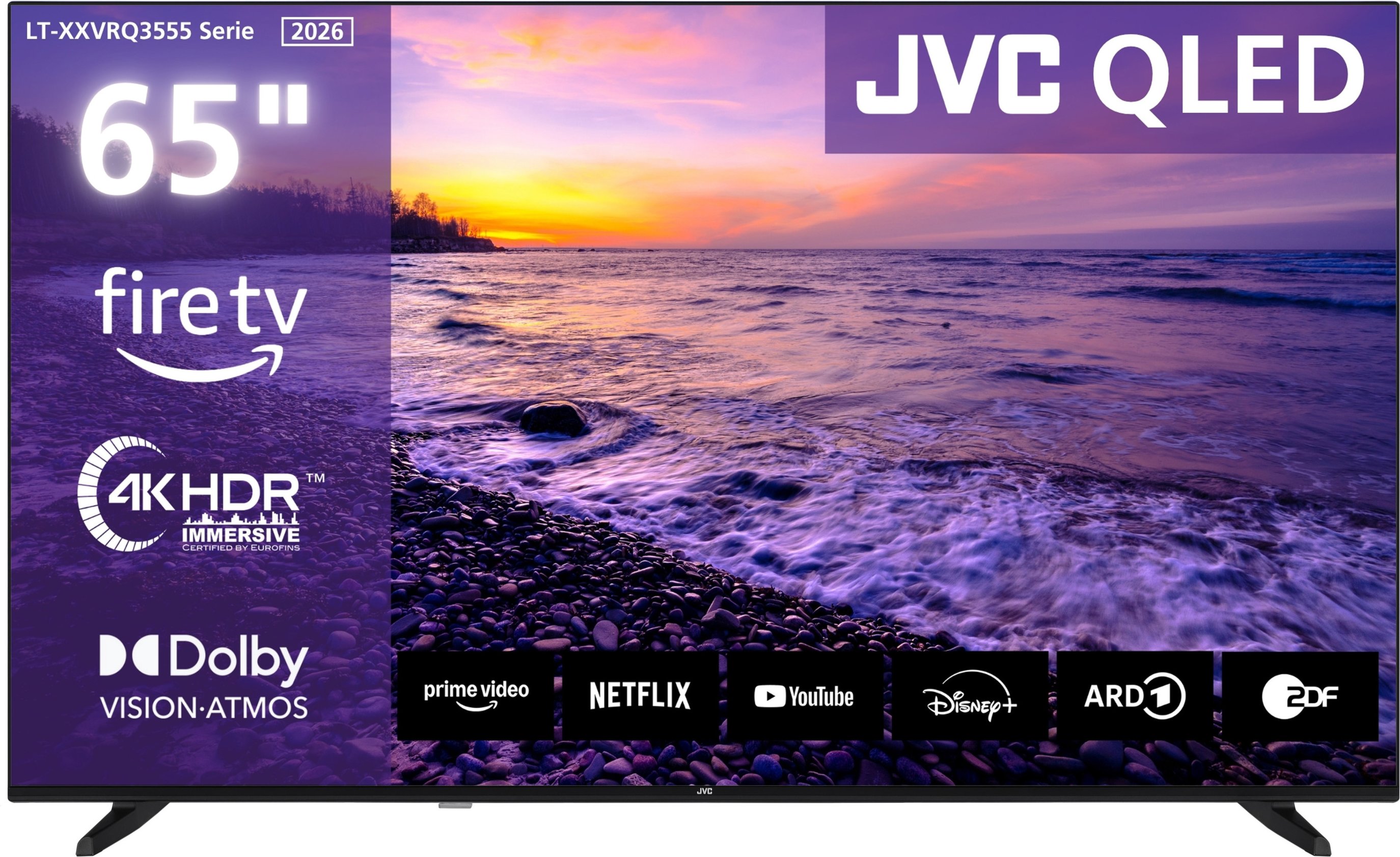 JVC Atmos Alexa Built-In Triple-Tuner (65 Zoll)