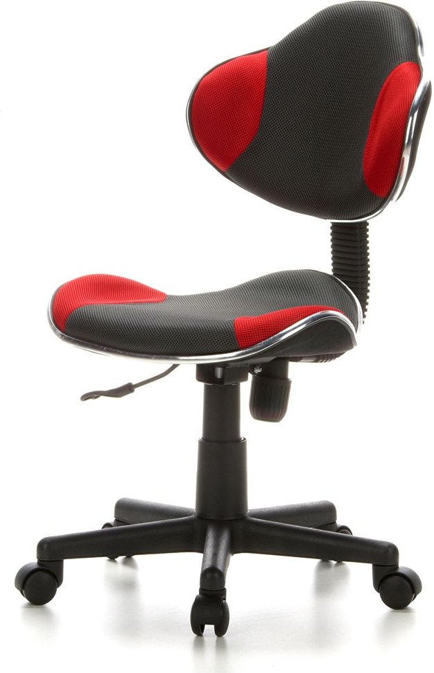 hjh OFFICE Kinderschreibtischstuhl / Kinderstuhl KIDDY GTI-2 (Grau / Rot)