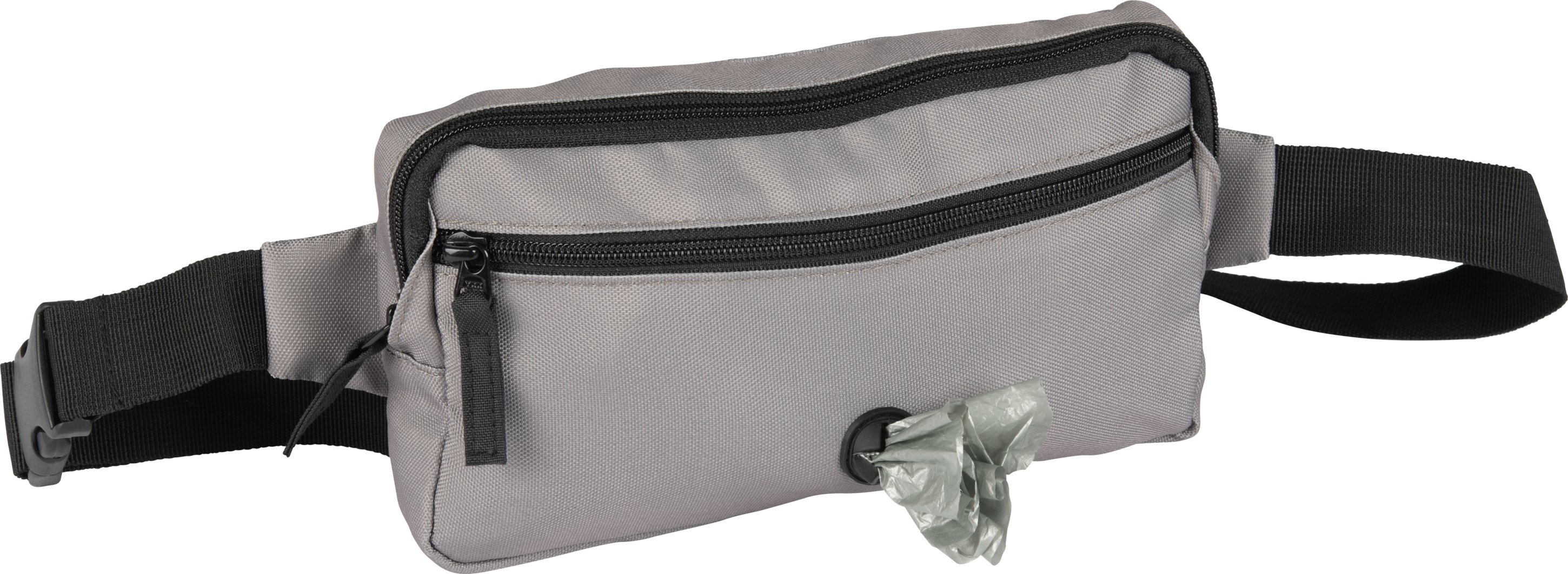 zoofari® Hunde-Leckerli-Tasche, mit verstellbarem Gurt (Grau)