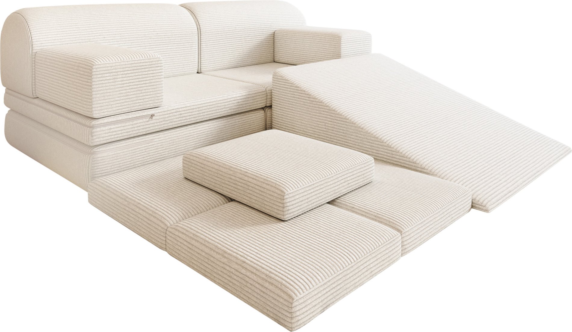 HOME DELUXE Spielsofa »LIV«, inkl. Rutsche und Stapelsteine