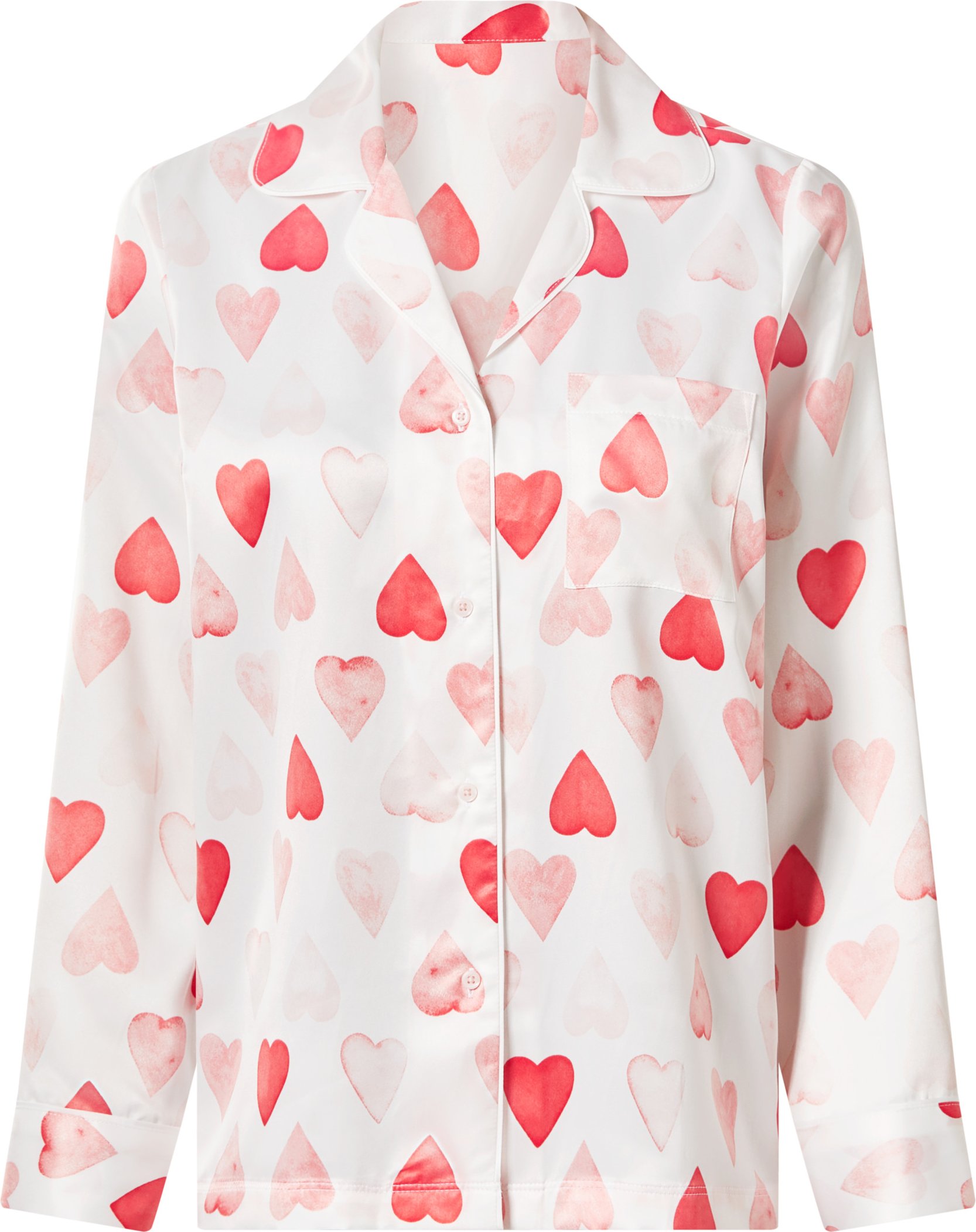 esmara® Damen Pyjama lang (Gemustert, S (36/38))