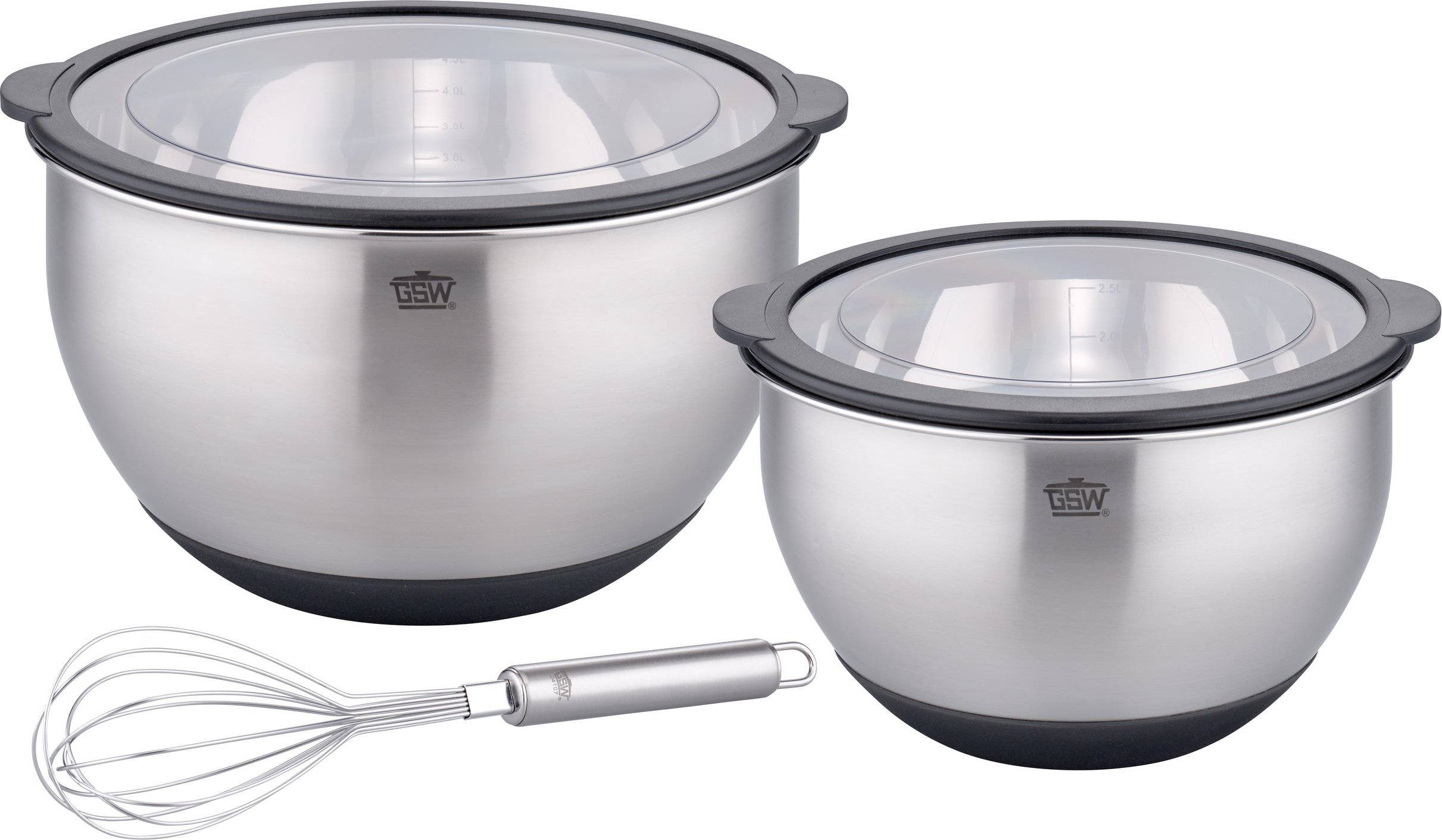 GSW Edelstahl-Schüssel-Set »Primo« , 5-teilig