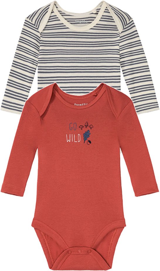 Thumbnail - lupilu® Baby Body (Ringel braun, 62/68)
