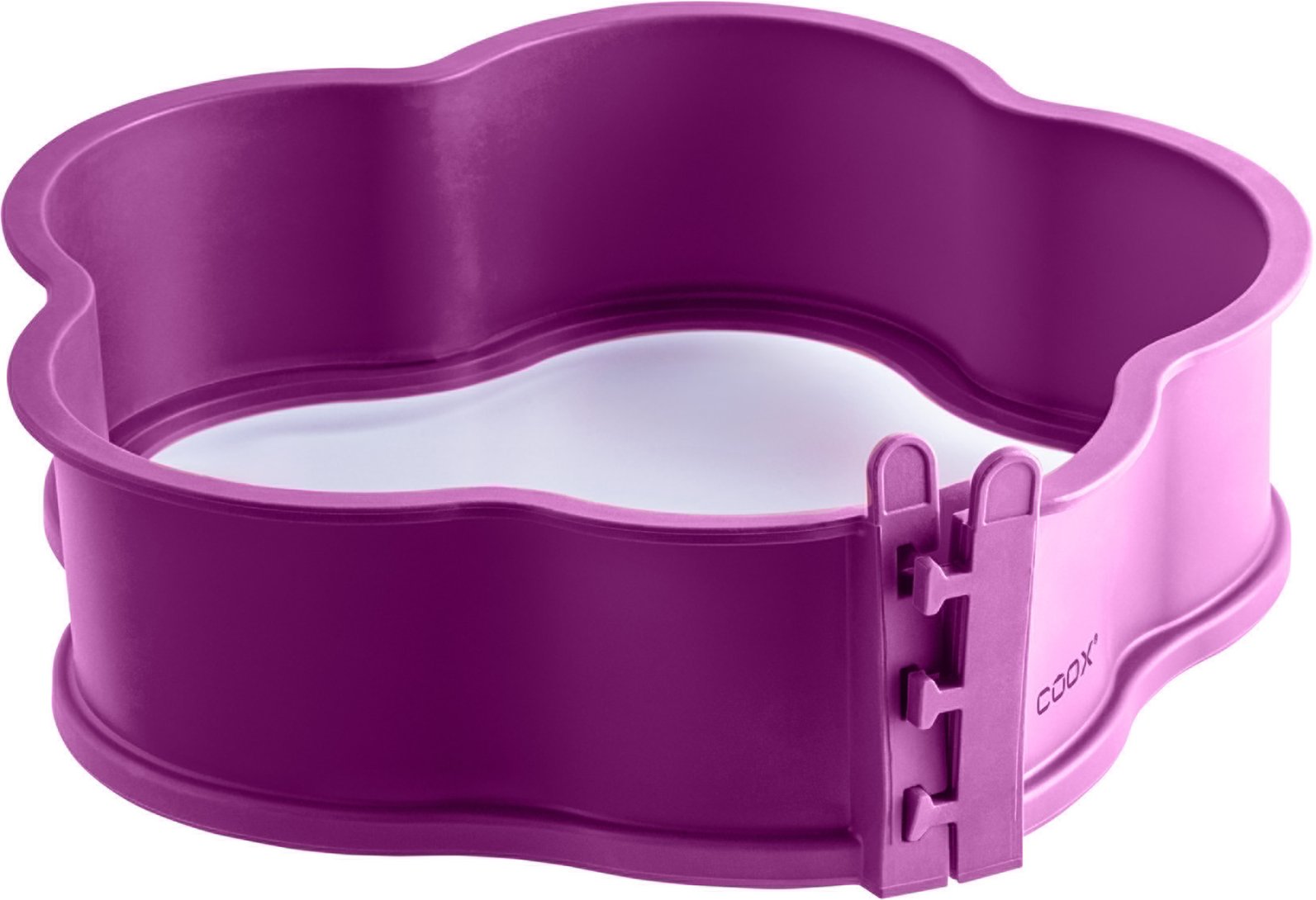 Coox Silikon-Springform »Blume« (Lila)