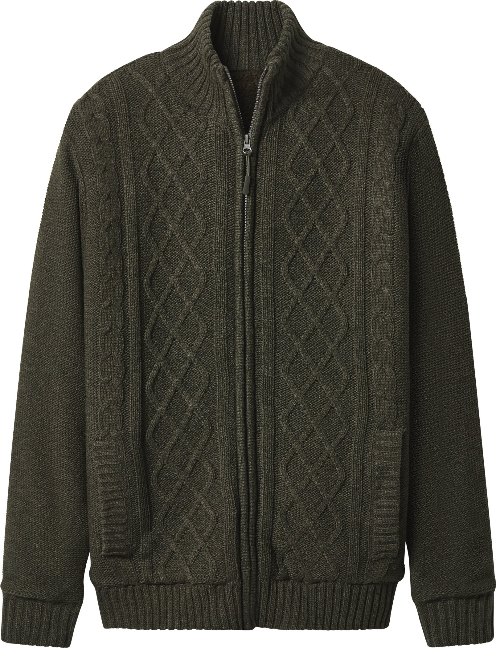 esmara Men Herren Grobstrickjacke (Olive, L (52/54))