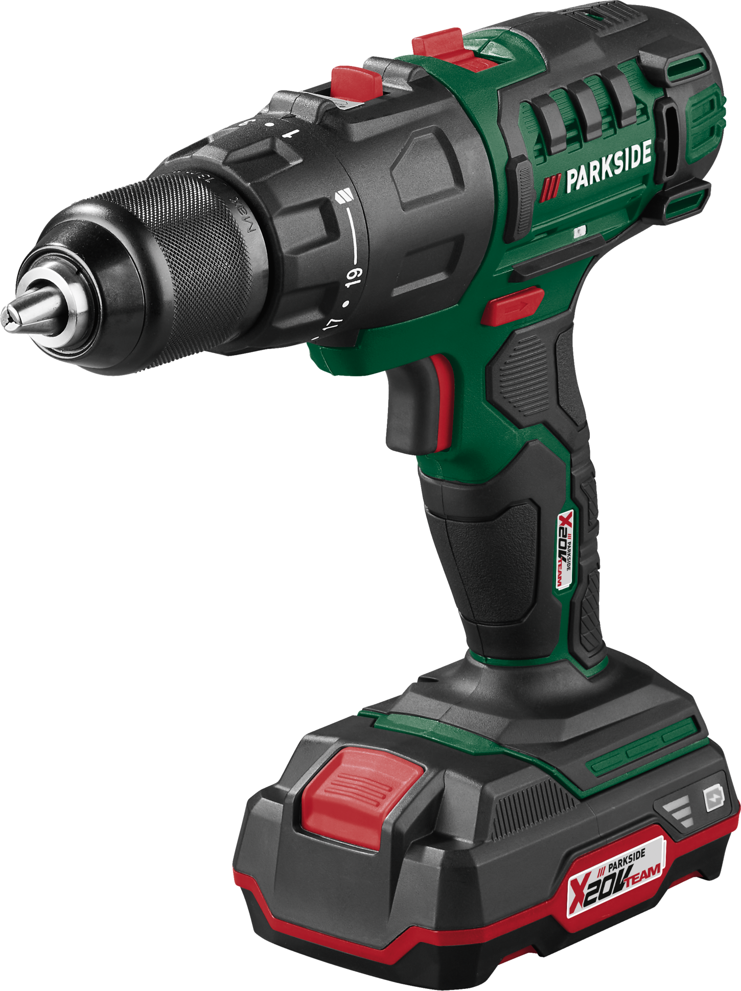 PARKSIDE® 20V Akku-Kombigerät 3in1 Starterset »PKGA 20-Li C2«, mit Akku und Ladegerät