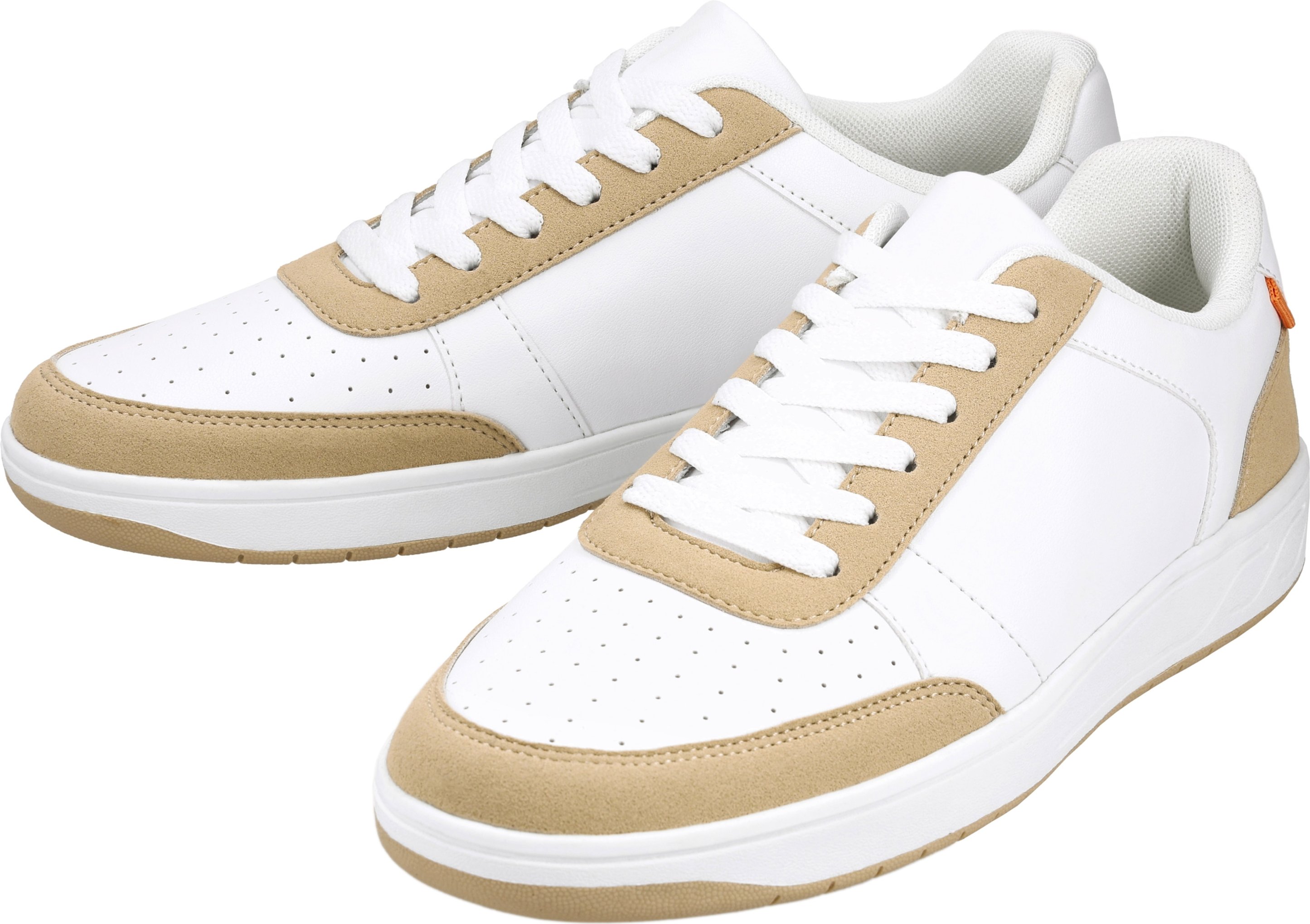 esmara Men Herren Sneaker (weiß/beige, 41)