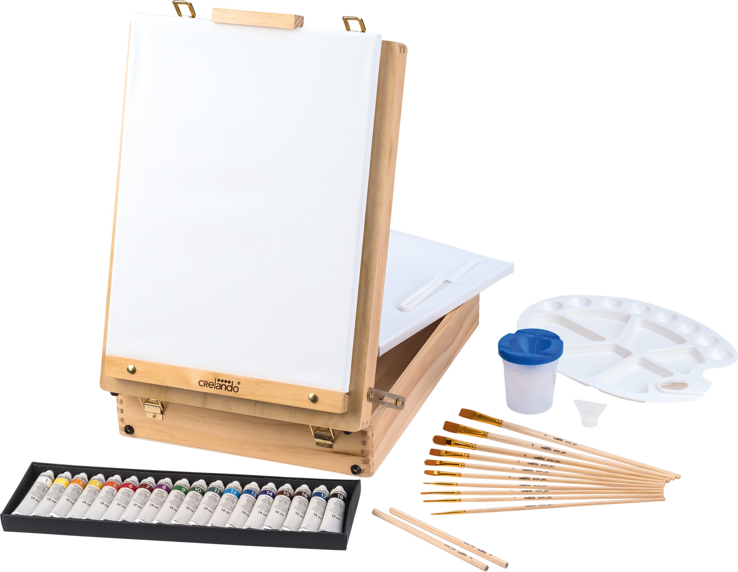 crelando® Koffer-Tischstaffelei