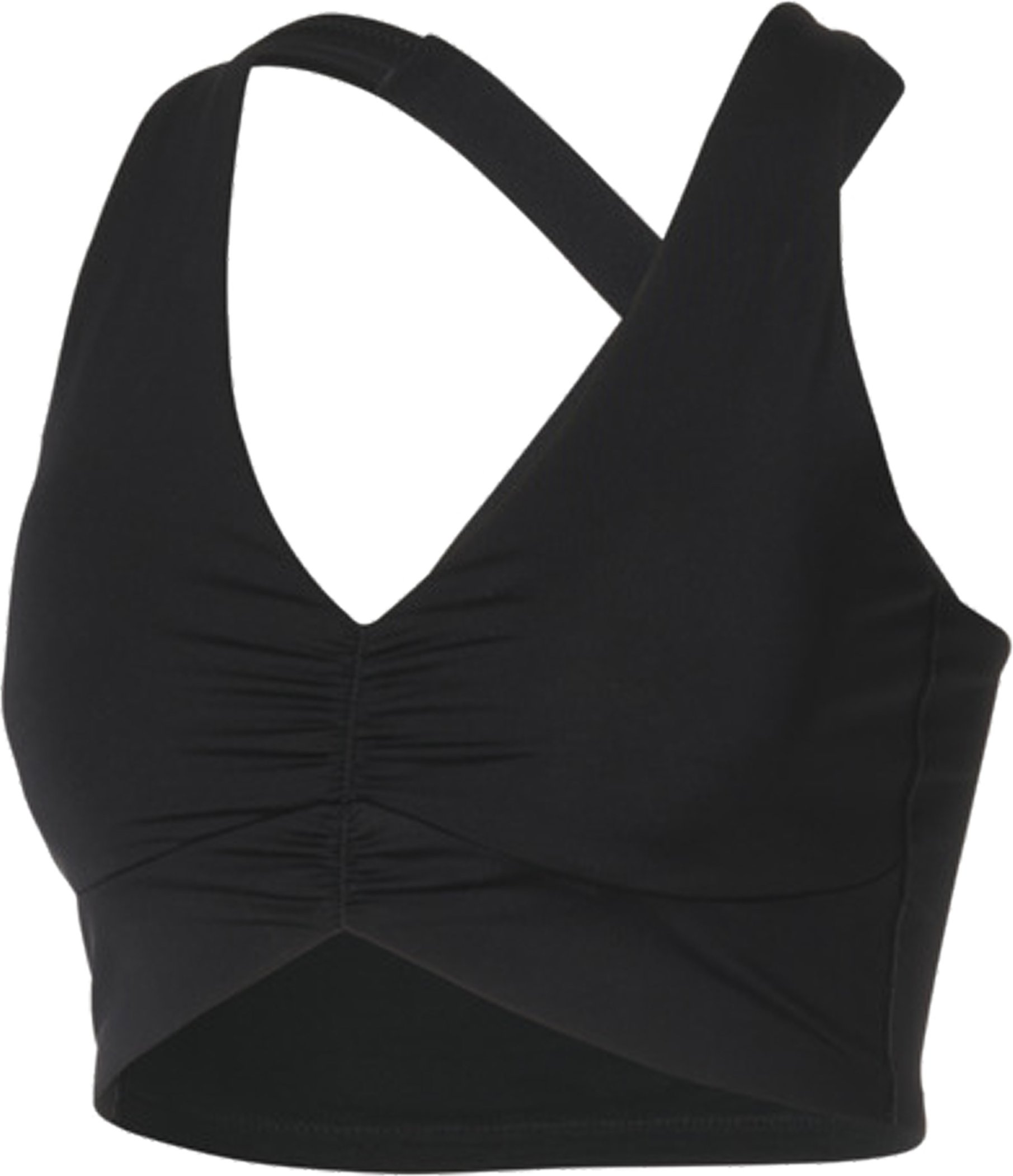CRIVIT Damen Sport Bustier Medium (Schwarz, L(44/46))