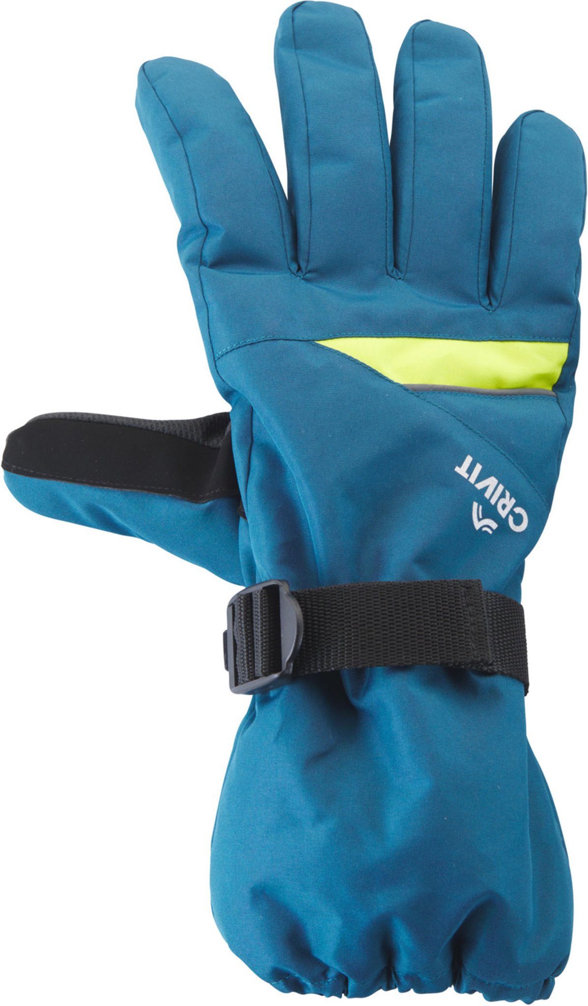 CRIVIT Herren Handschuhe Ski (8,5, blau/gelb)