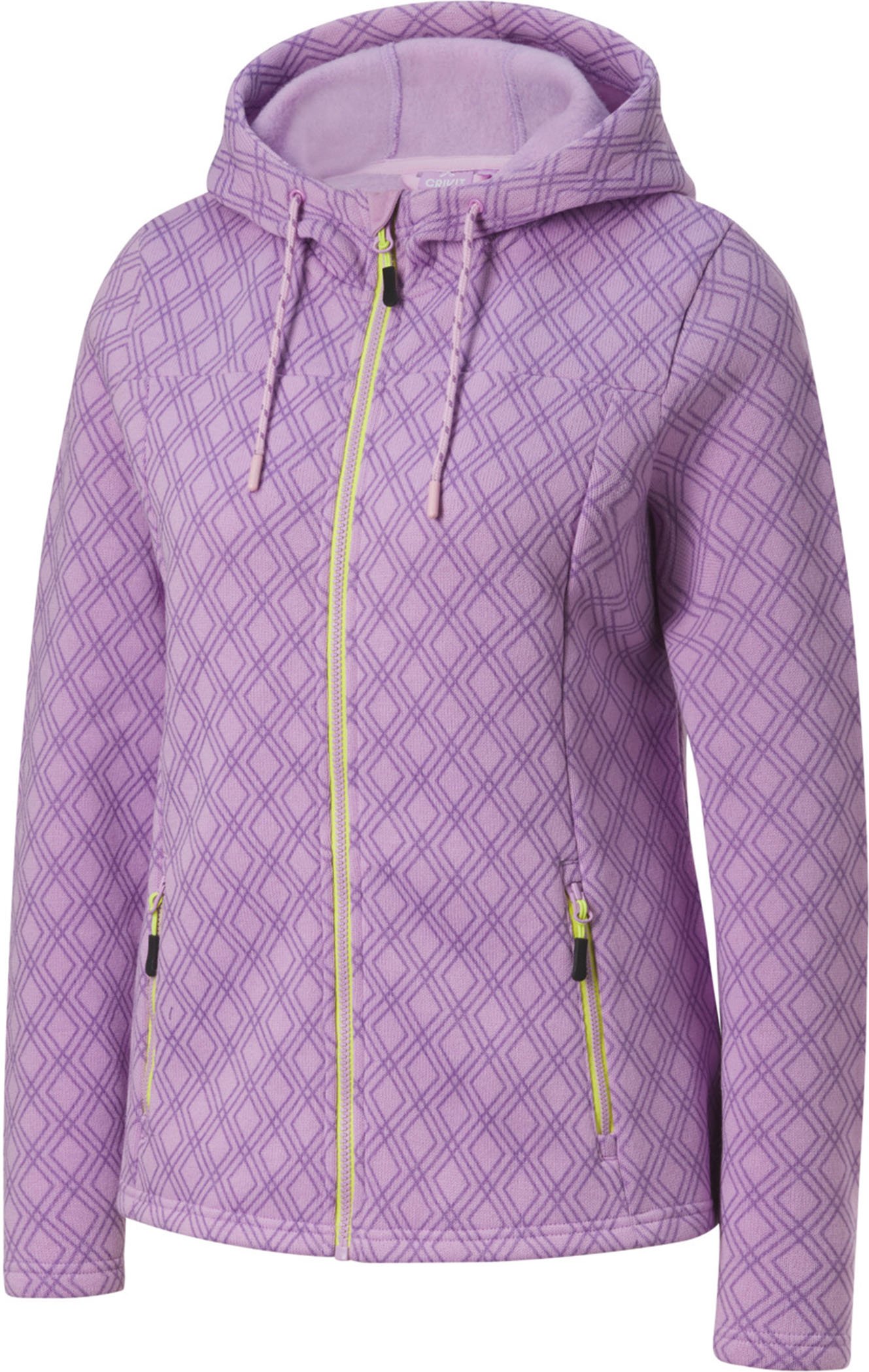 Thumbnail - CRIVIT Damen Funktionsjacke Struktur (Lila, S(36/38))