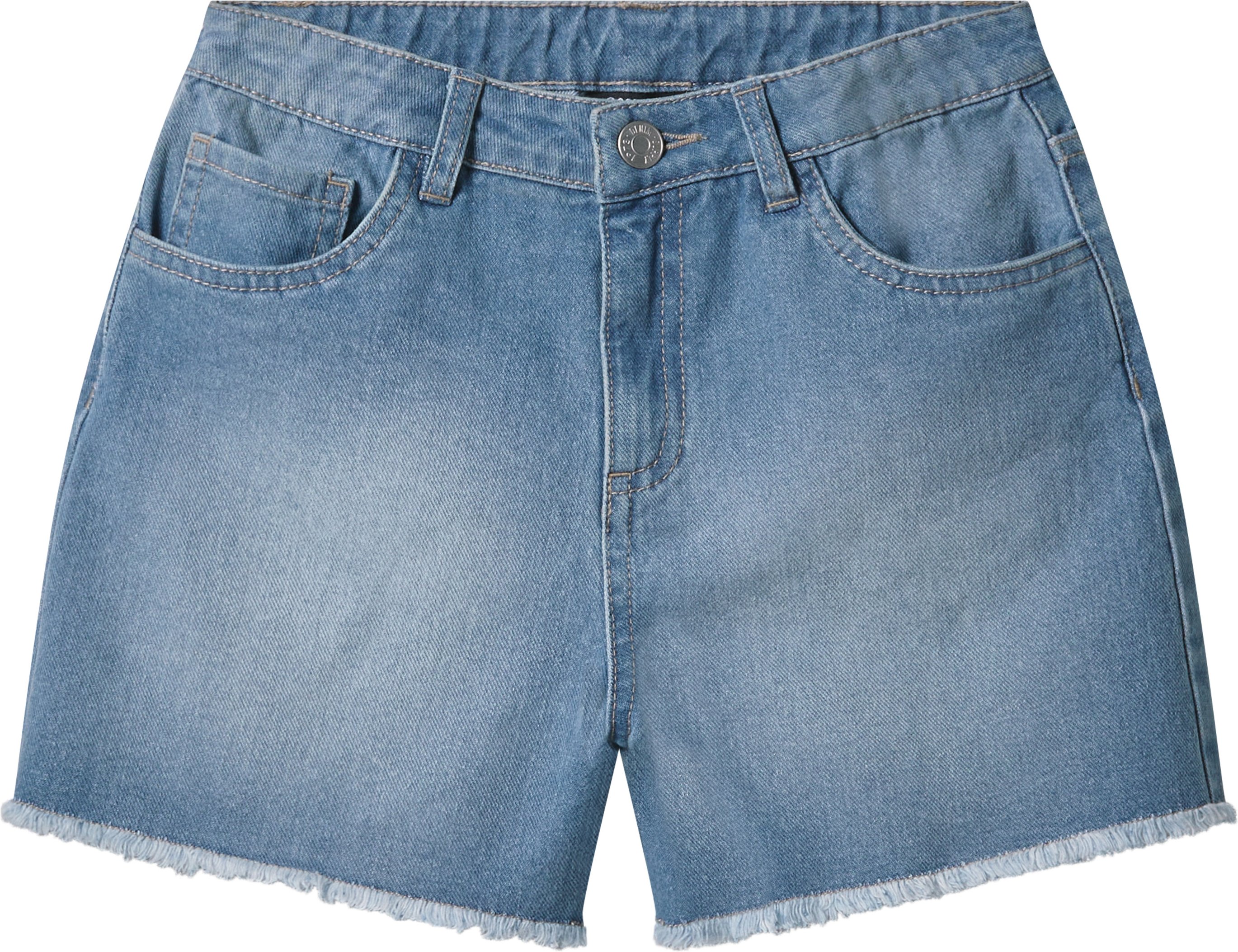 Esmara Kids Kinder Mädchen Jeansshorts (Blau, 134/140)