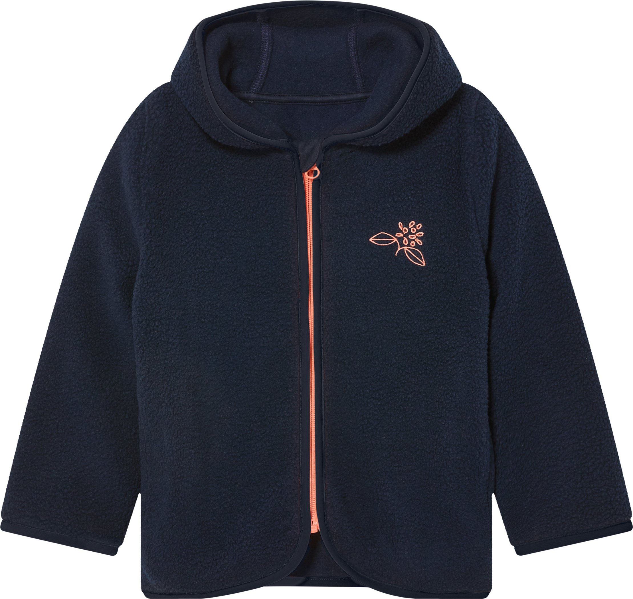 Thumbnail - lupilu® Kleinkinder Mädchen Funktionsjacke Teddyfleece (navy, 98/104)