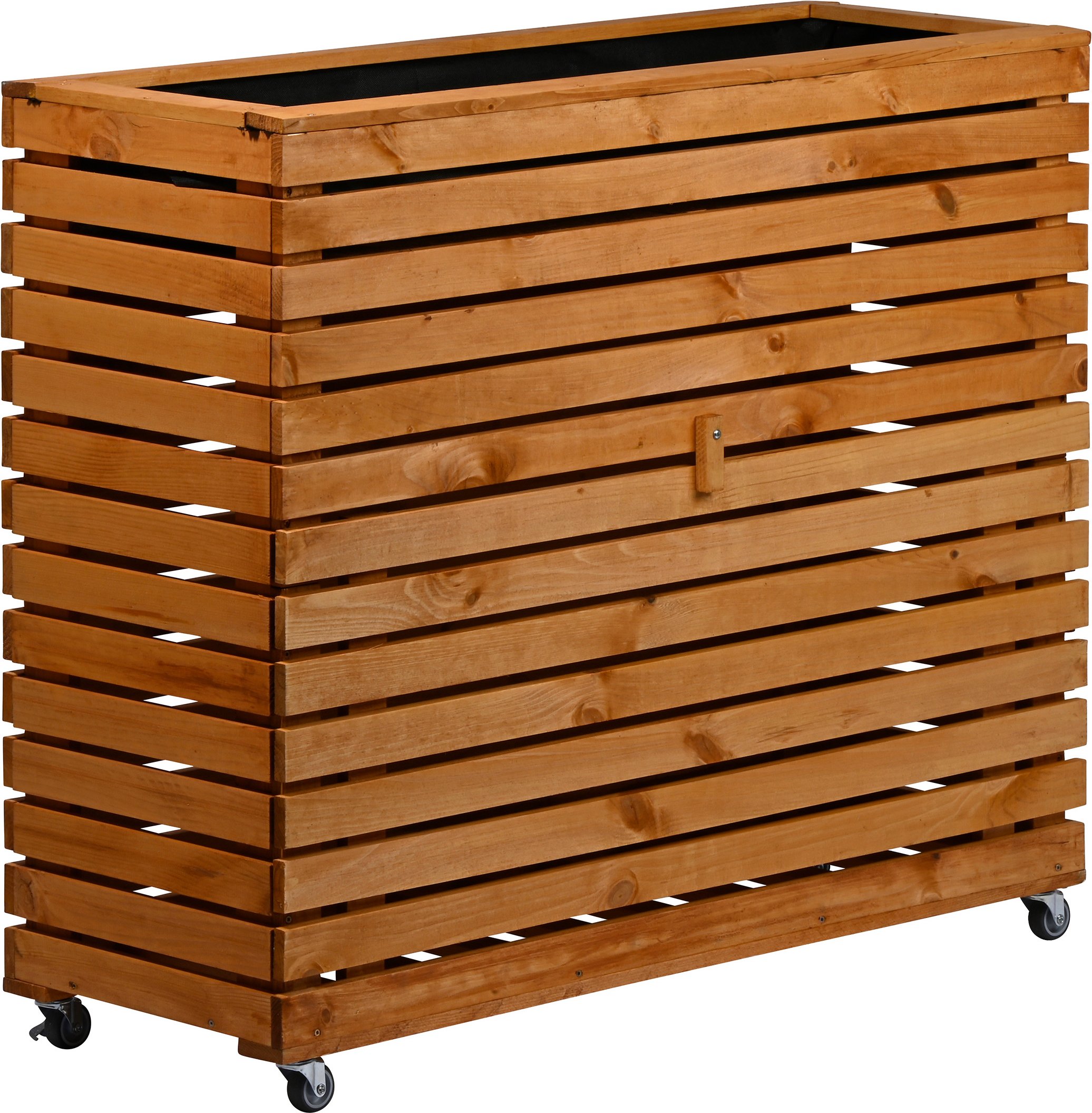 dobar Hochbeet »Rolla«, aus Kiefernholz, mit Staufach (Braun, Gr. XL)