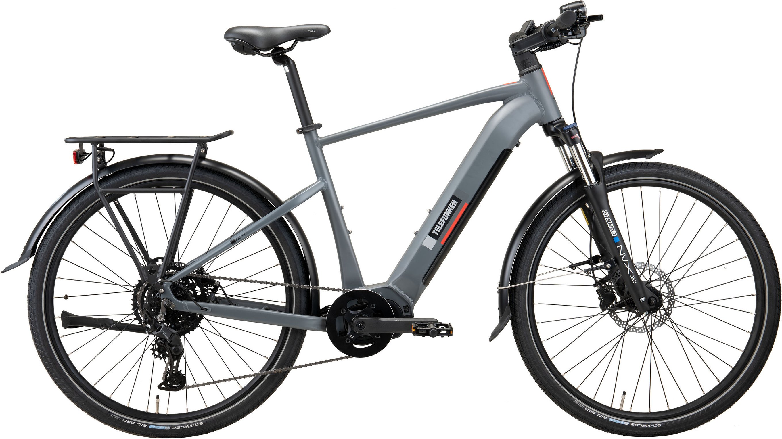 TELEFUNKEN E-SUV-Bike SUV710 27,5 Zoll basaltgrau""