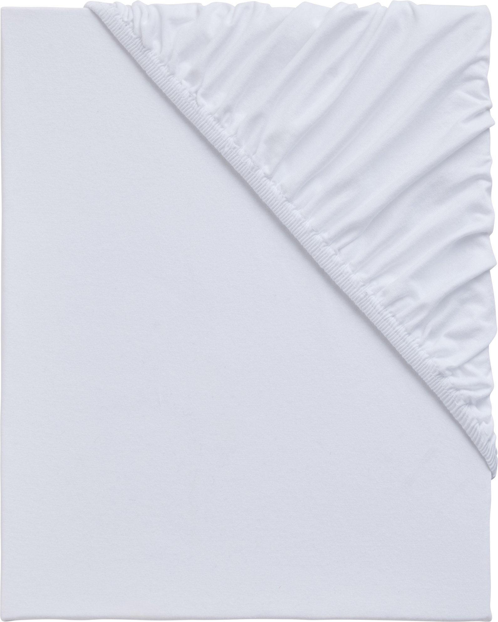 Emma Spannbettlaken Baumwolle, 90-100 x 200 cm (Weiß)""