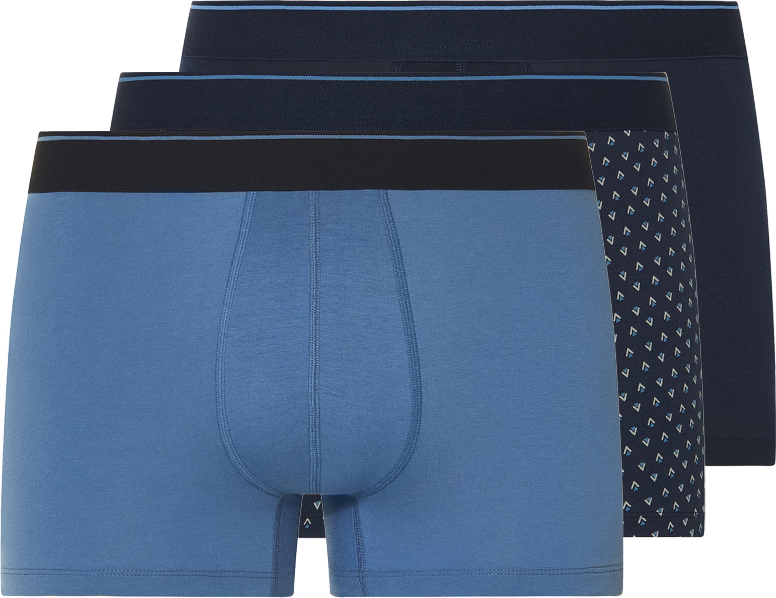 Thumbnail - esmara Men Herren Boxer, 3 Stück (navy/dunkelblau/blau, 5/M)