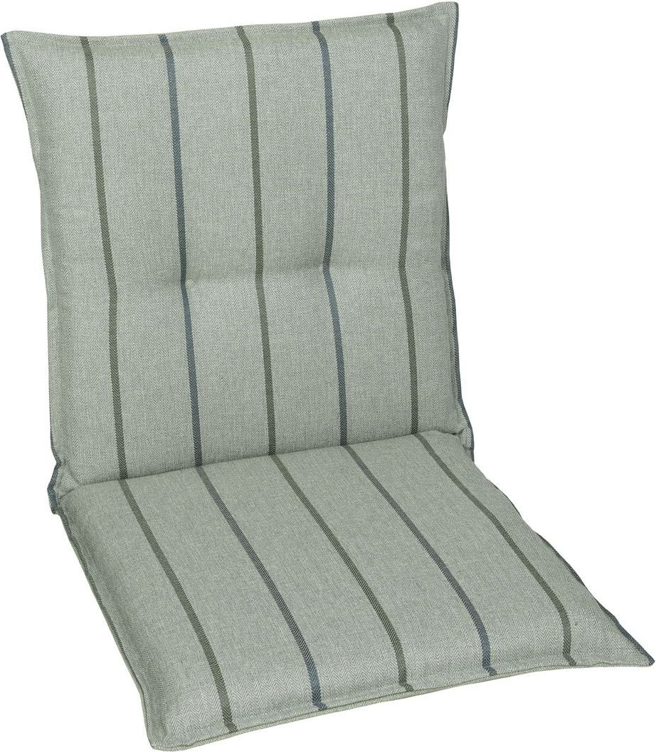 GO-DE Textil Gartenauflage Wendauflage (2er Set Niederlehner, Taupe)