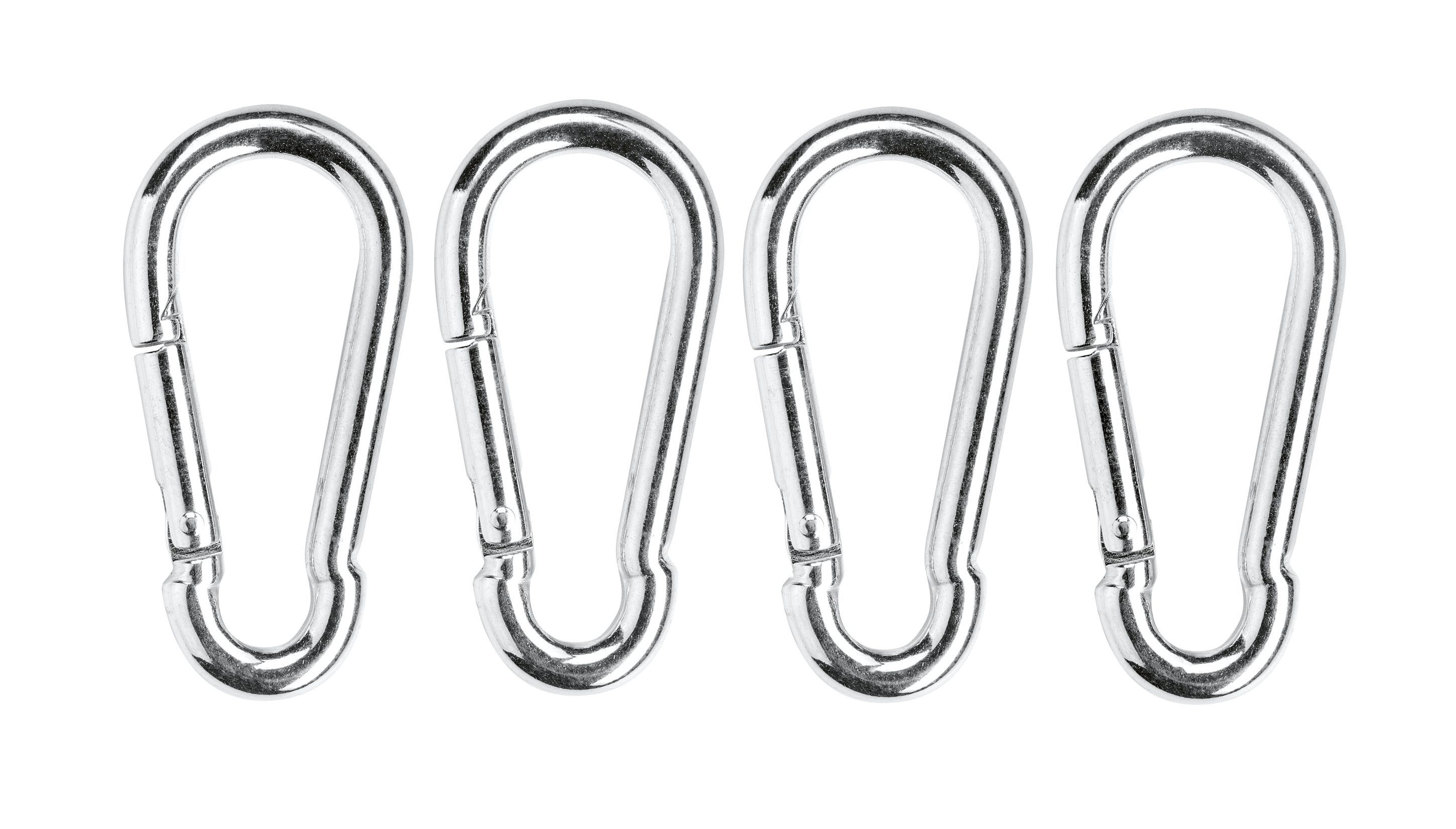 PARKSIDE® Karabiner-/ Schäkel-Haken (4er Set Karabinerhaken)