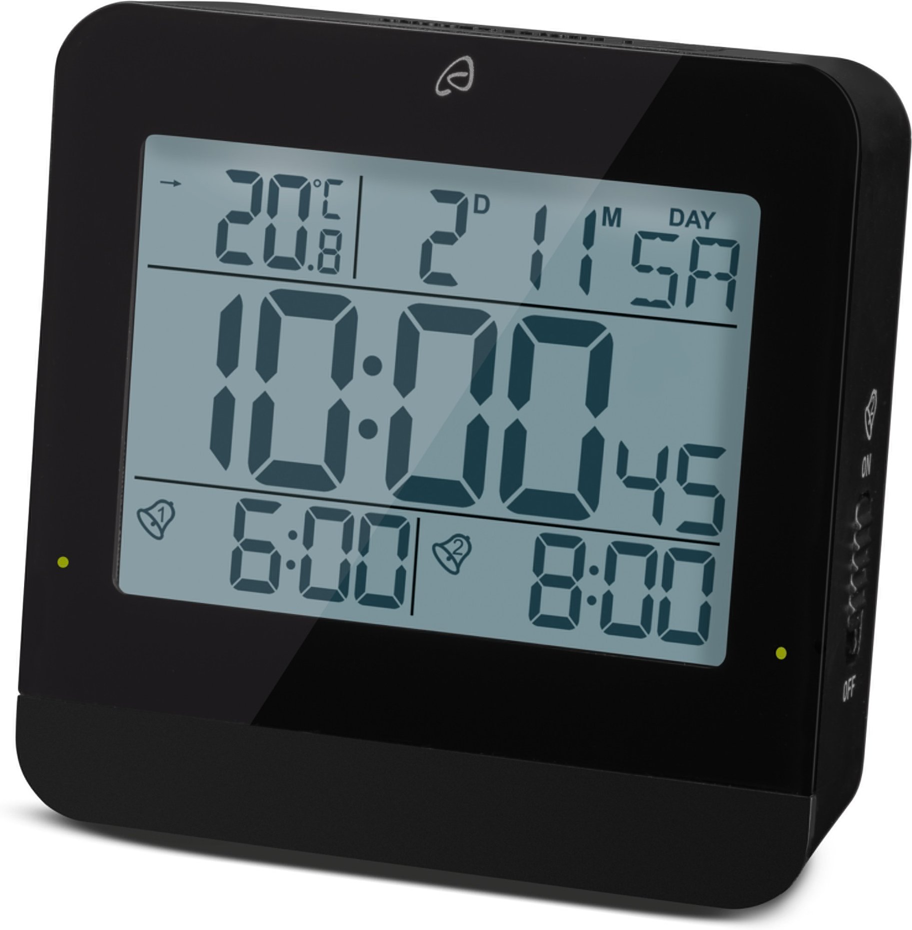 Thumbnail - AURIOL® Digitaler Funkwecker LCD (Schwarz)""