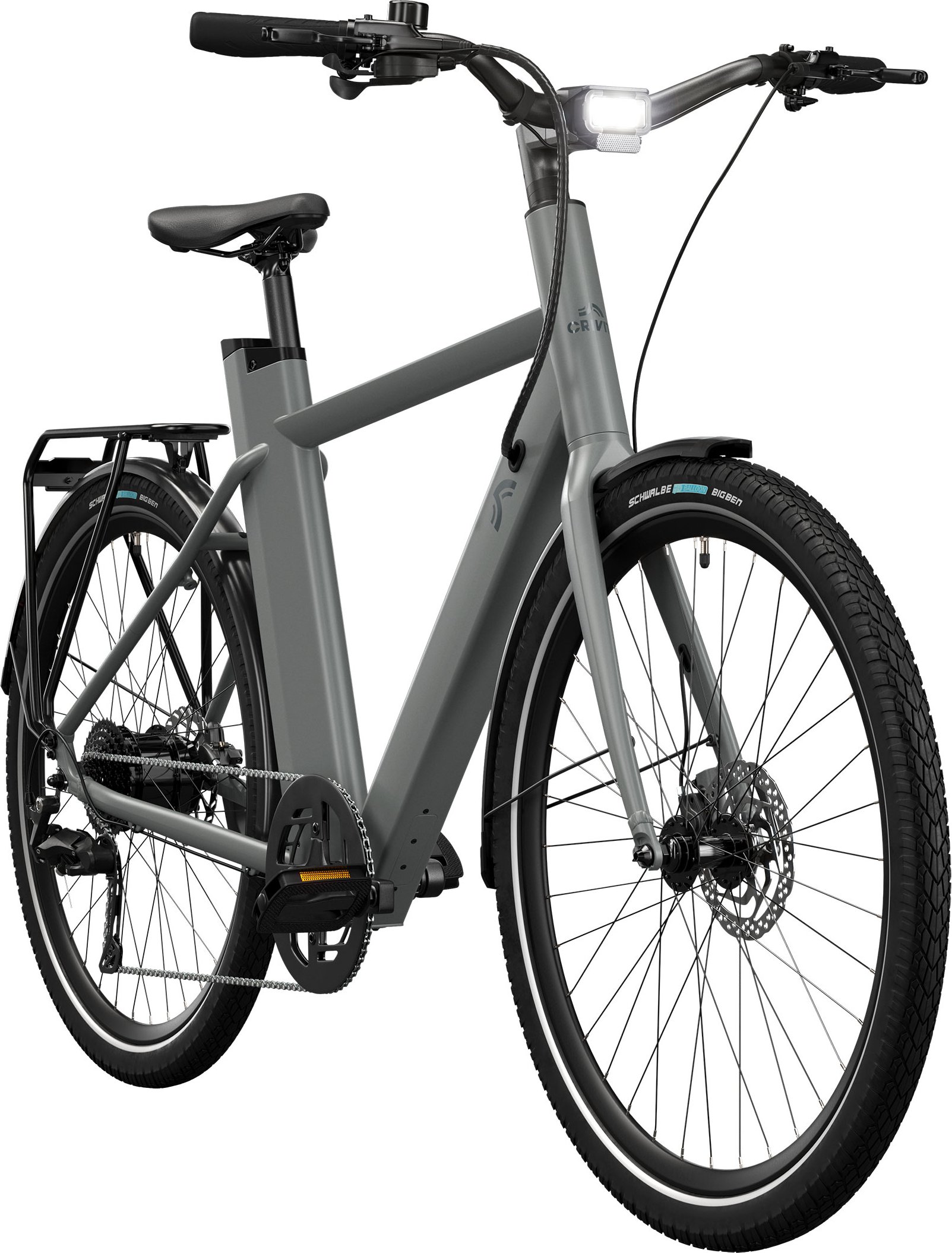 CRIVIT Urban E-Bike X.3 Shimano CUES (Ash Grey)