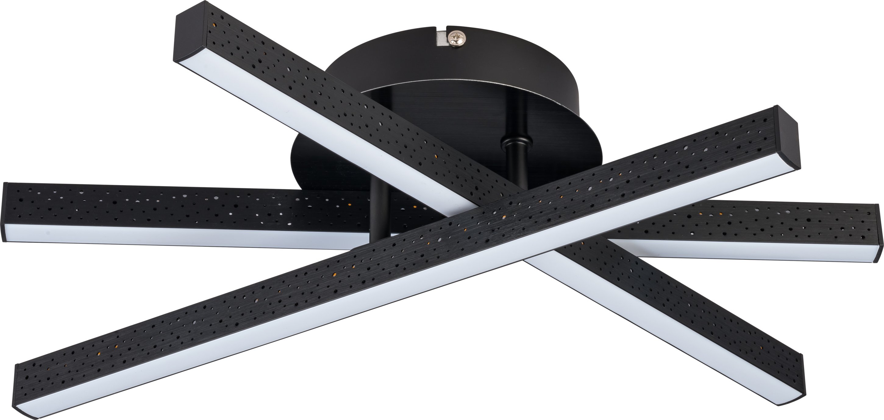 LIVARNO home LED-Deckenleuchte, geometrisches Design (Schwarz)