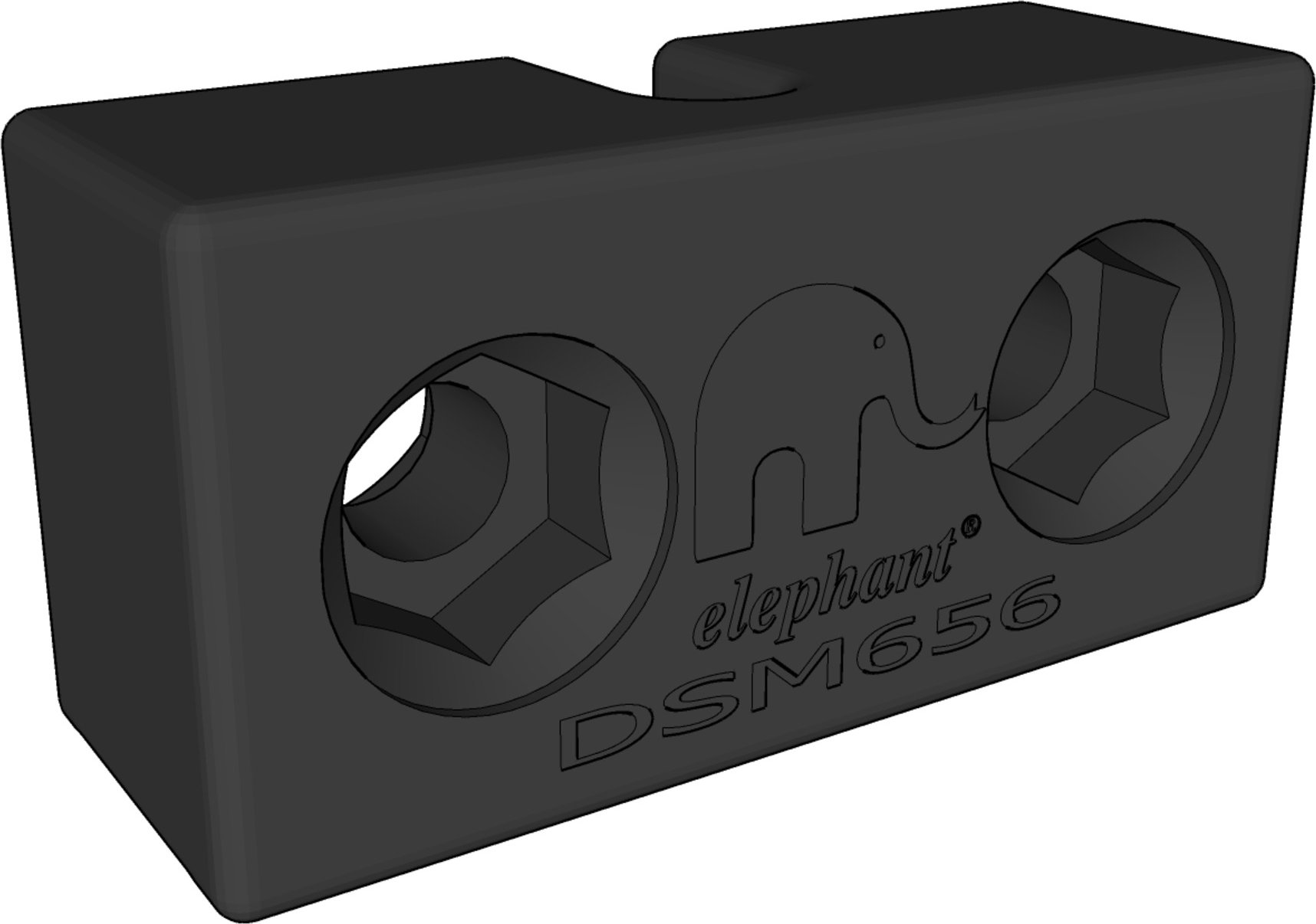 SnapFix® 12er Pack zur Befestigung an Dopplelstabmatten, Stärke 6-5-6 mm (Anthrazit)