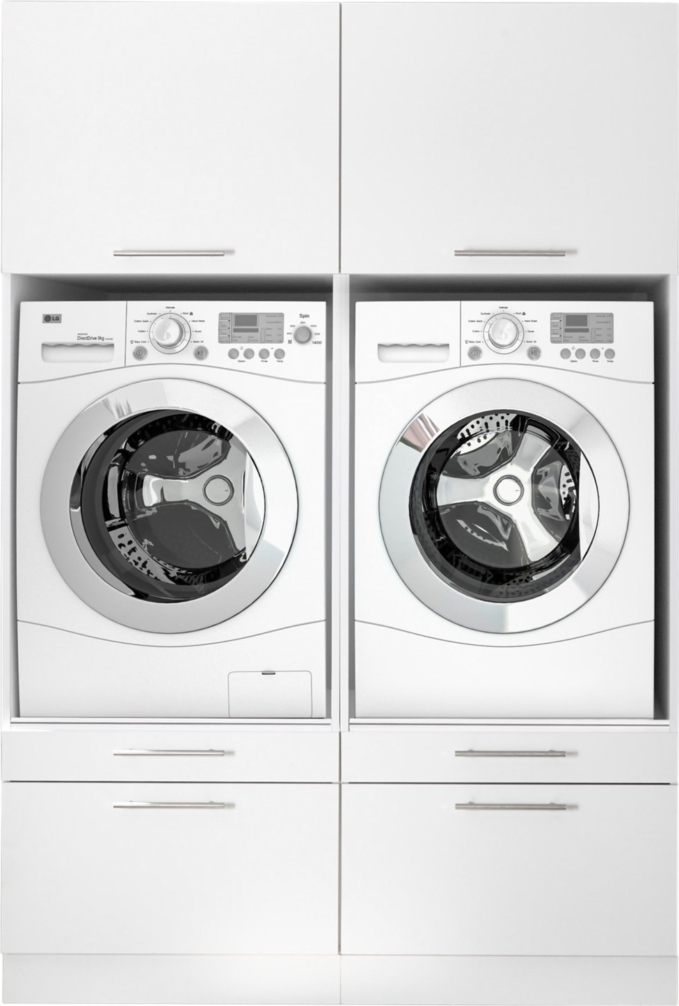 Respekta Hauswirtschaftsraum Konzept Sets (2x Waschmaschinenschrank, 134,8 cm)