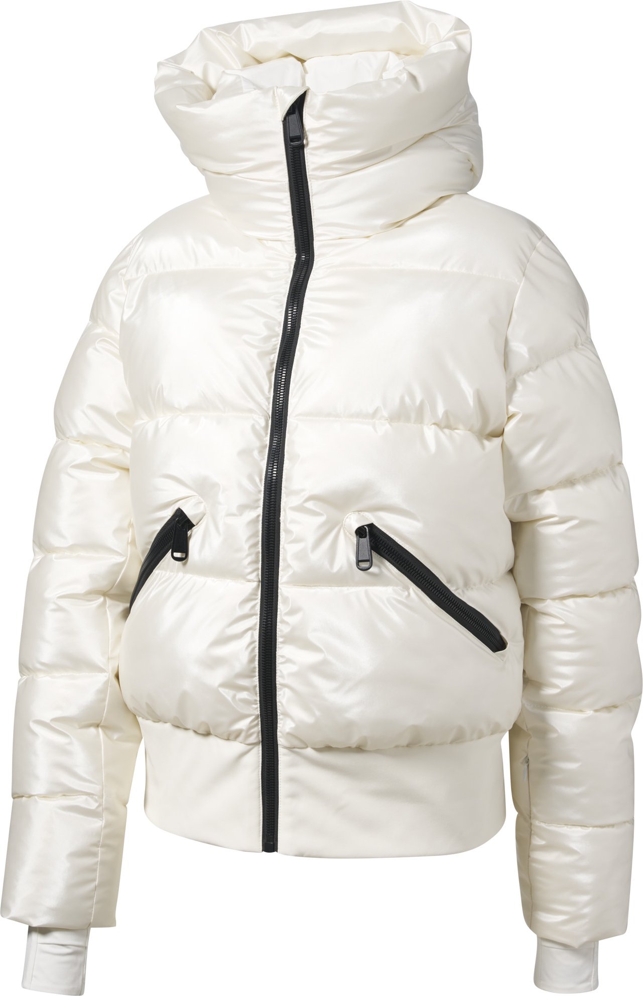 Thumbnail - CRIVIT Damen Skijacke Glamour (Weiß, L(44/46))