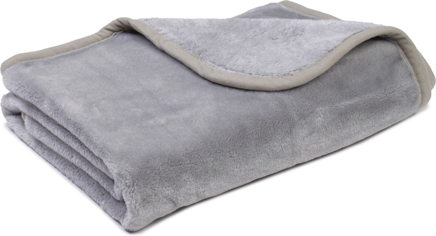 Gözze Kinder- und Babydecke Cashmere Felling (Silber, 100 x 150 cm)